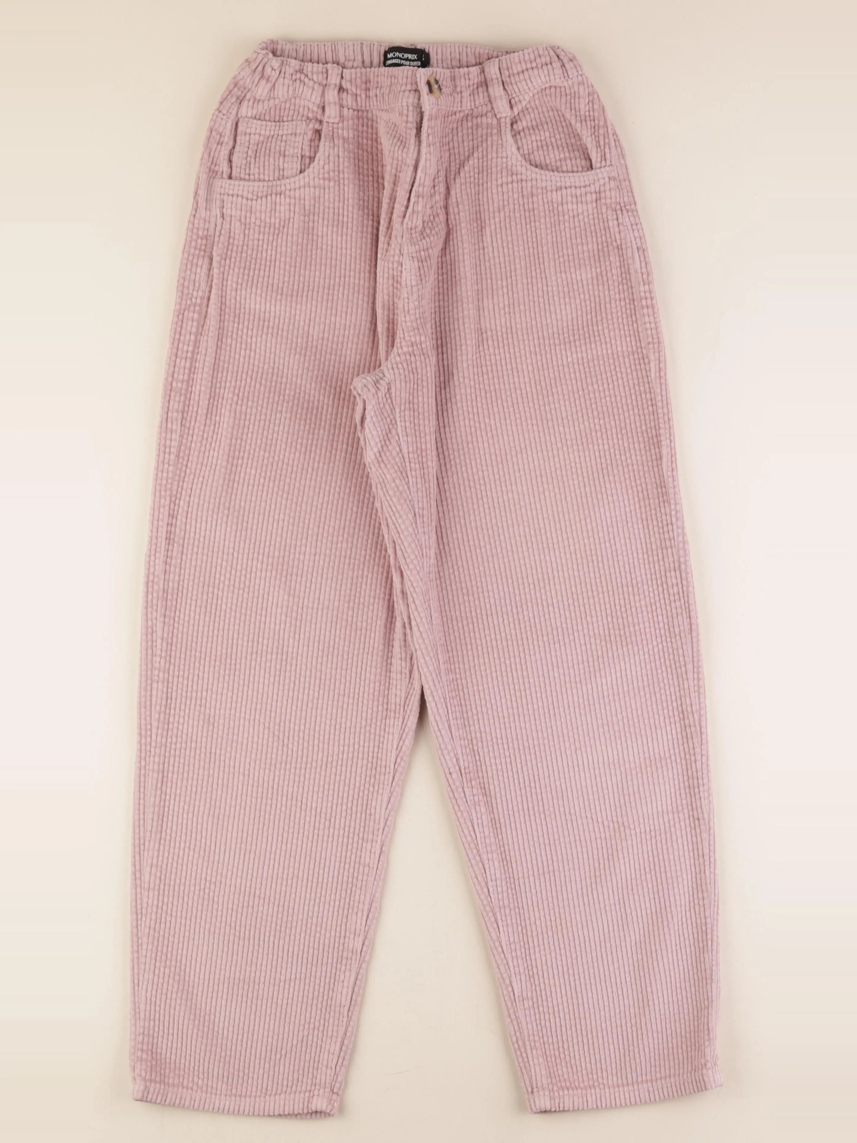 Monoprix - pantalon rose - 12 ans