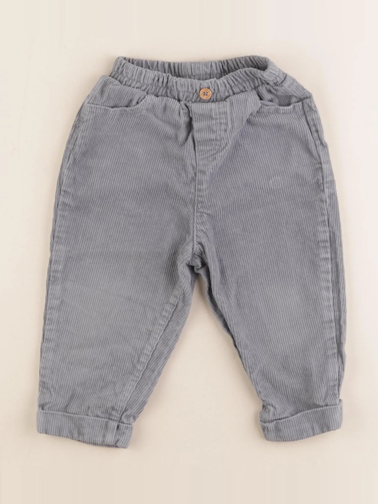Vertbaudet - pantalon gris - 18 mois