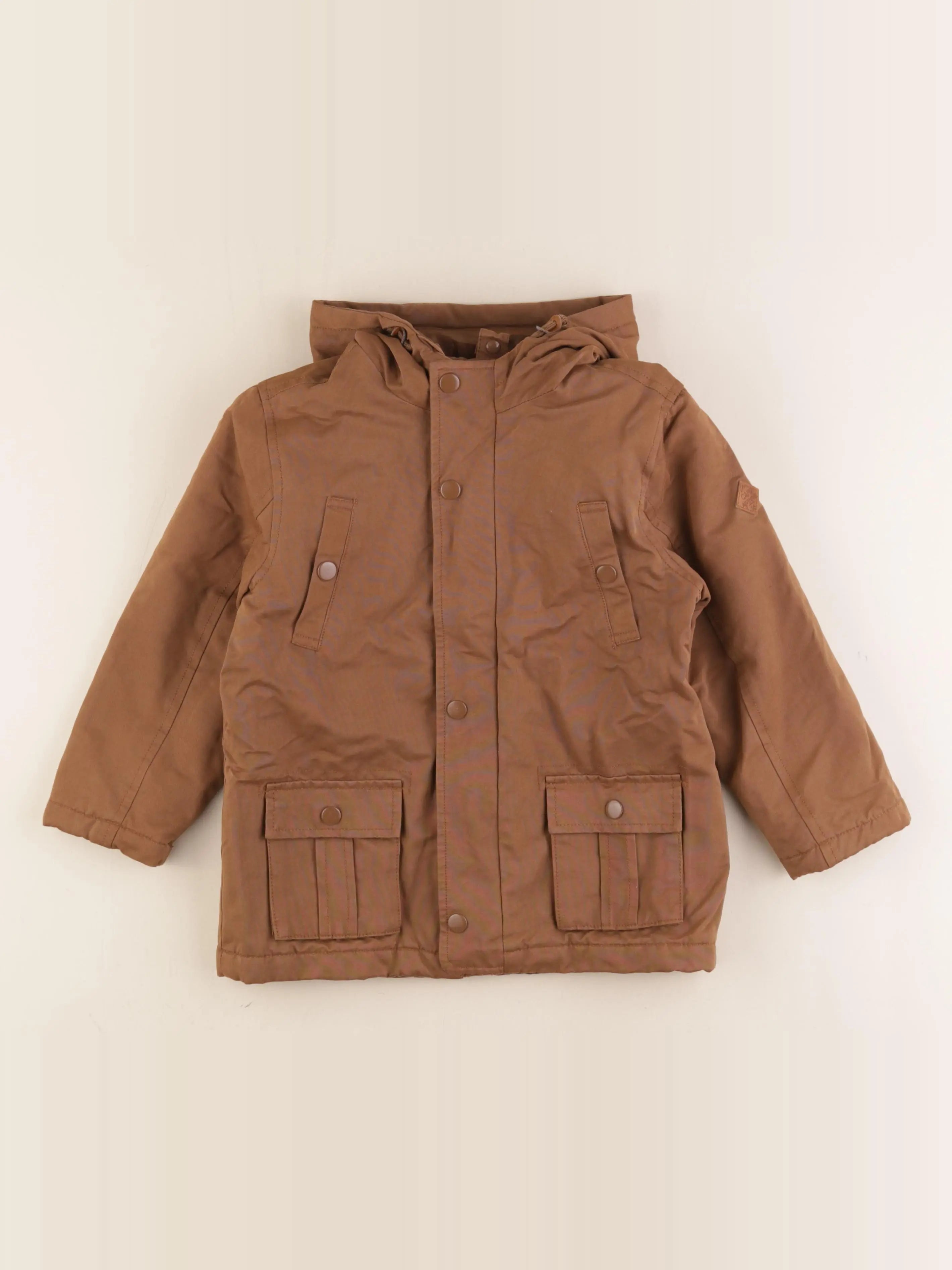 Vertbaudet - parka marron - 5 ans