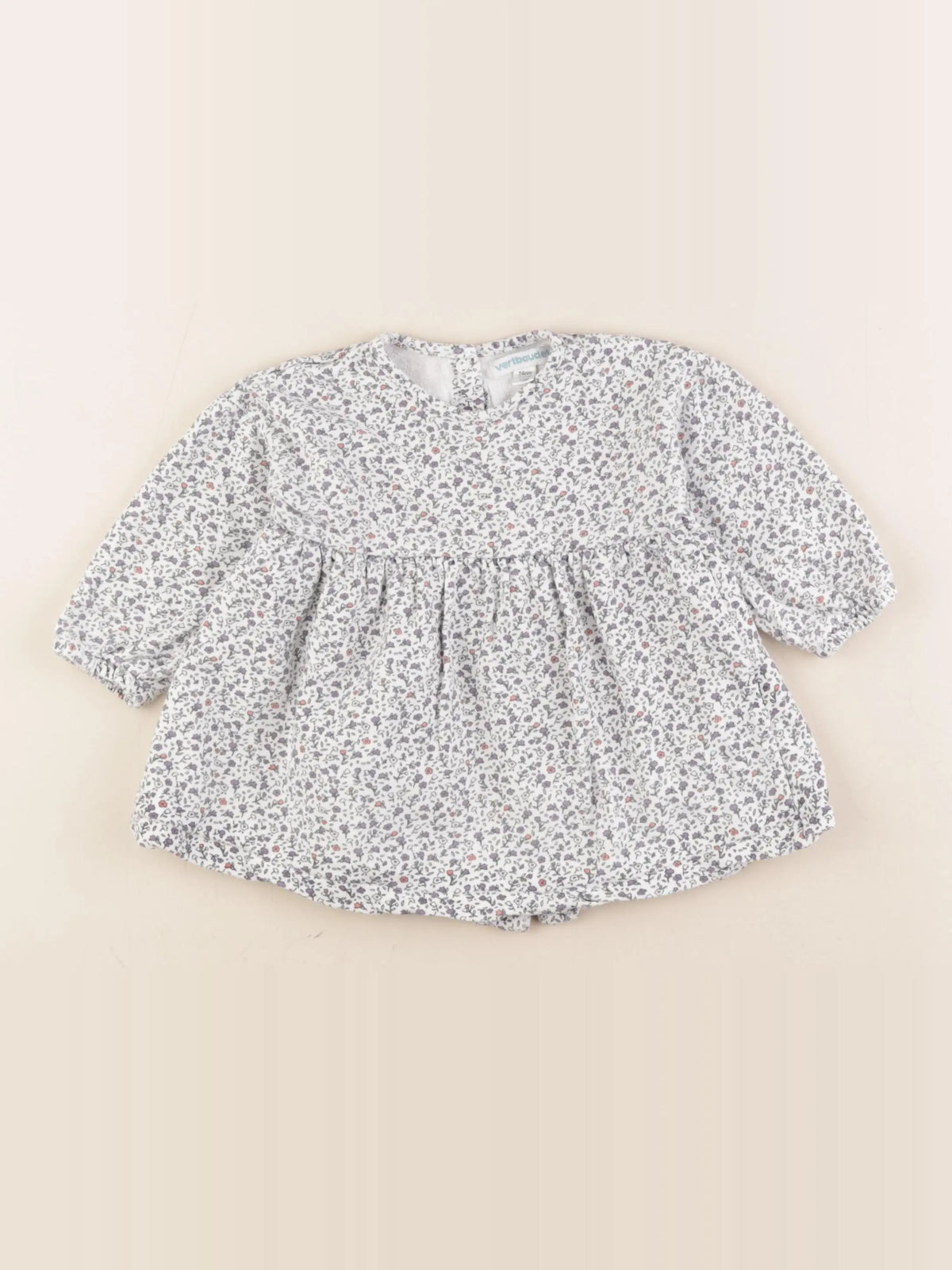 Vertbaudet - robe multicolore - 12 mois