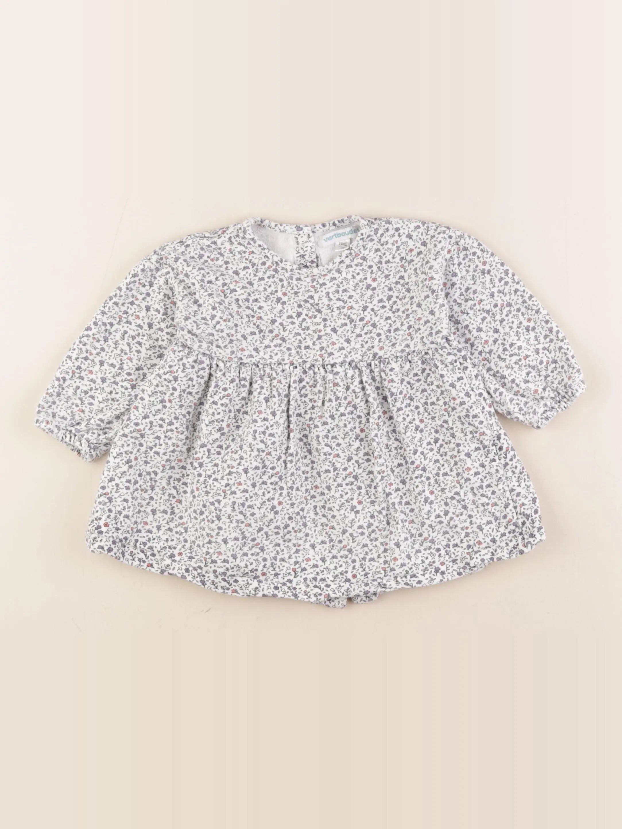 Vertbaudet - robe multicolore - 12 mois
