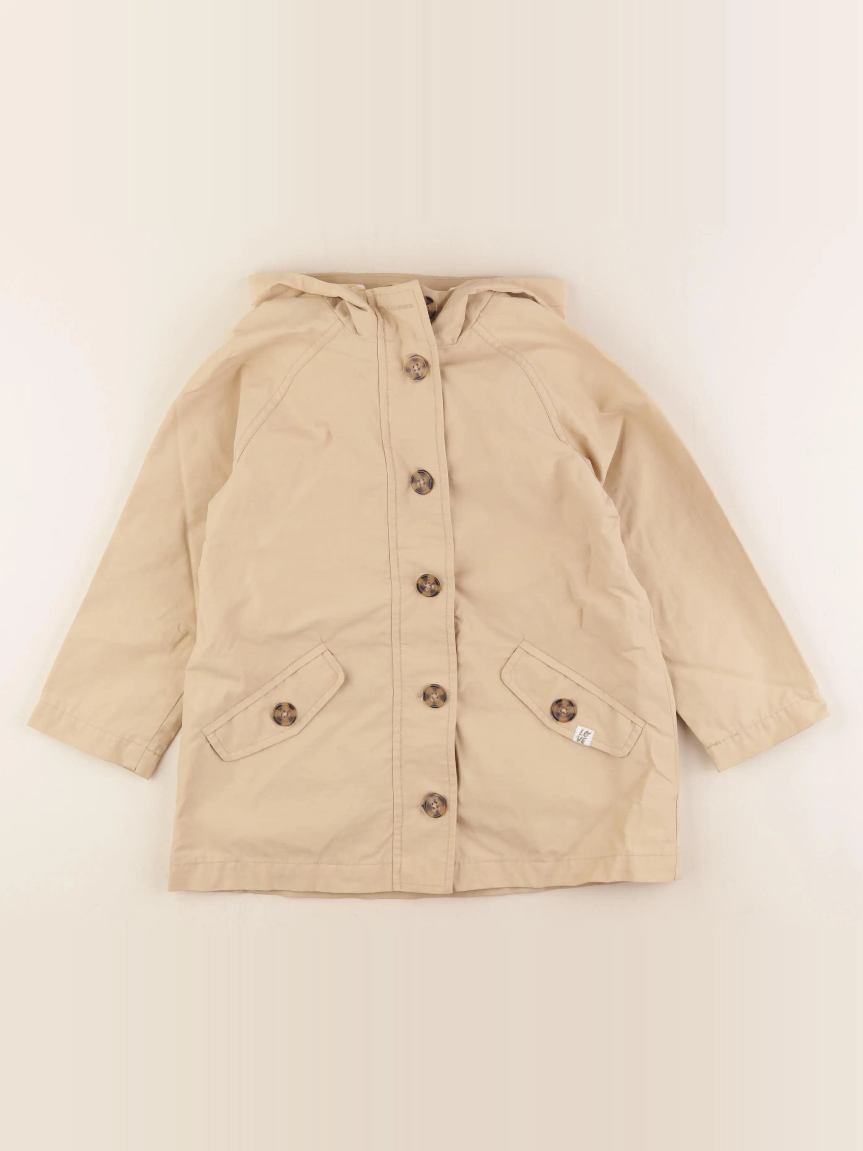 Vertbaudet - trench beige - 6 ans