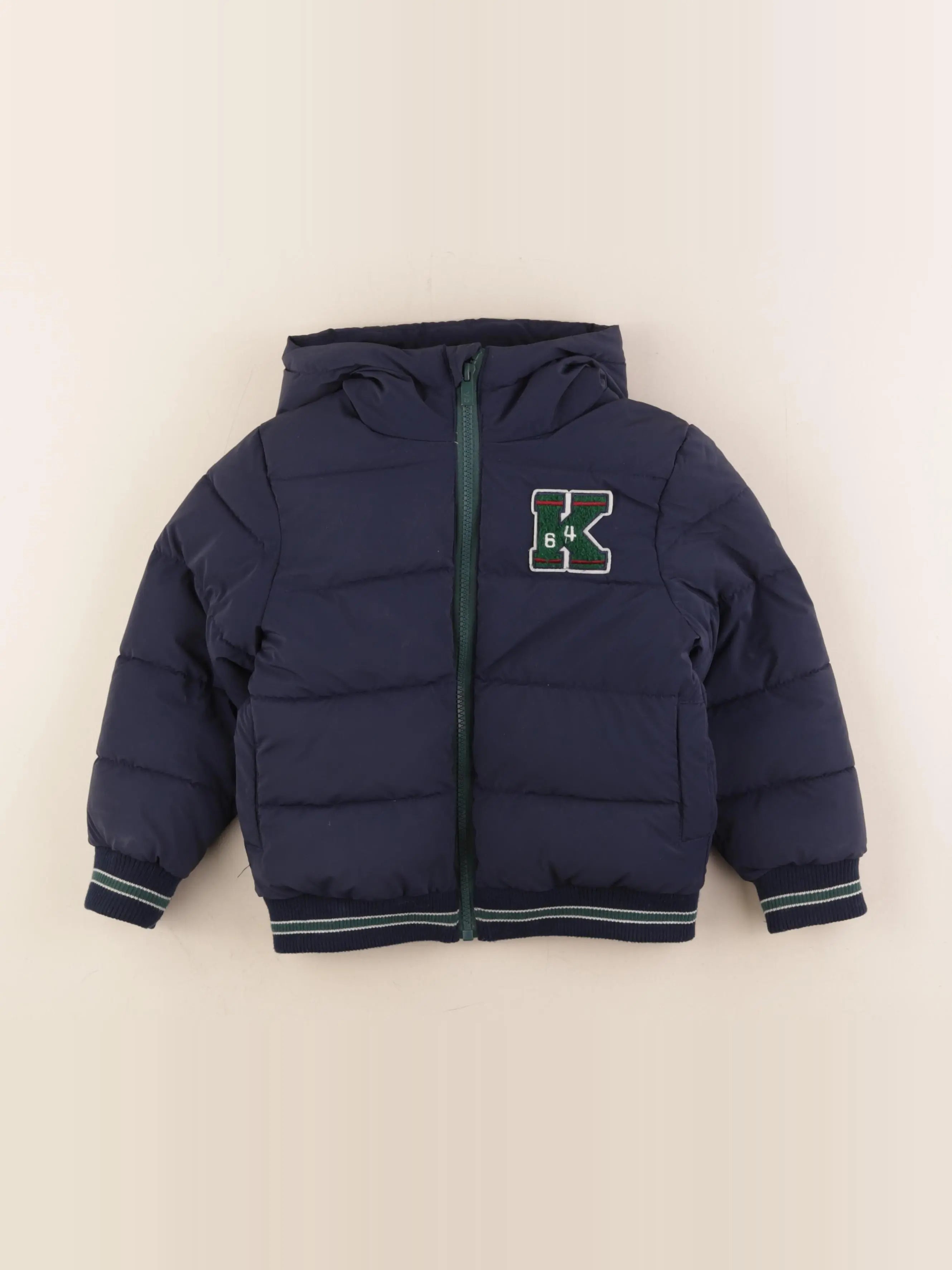 Vertbaudet - doudoune bleu - 4 ans