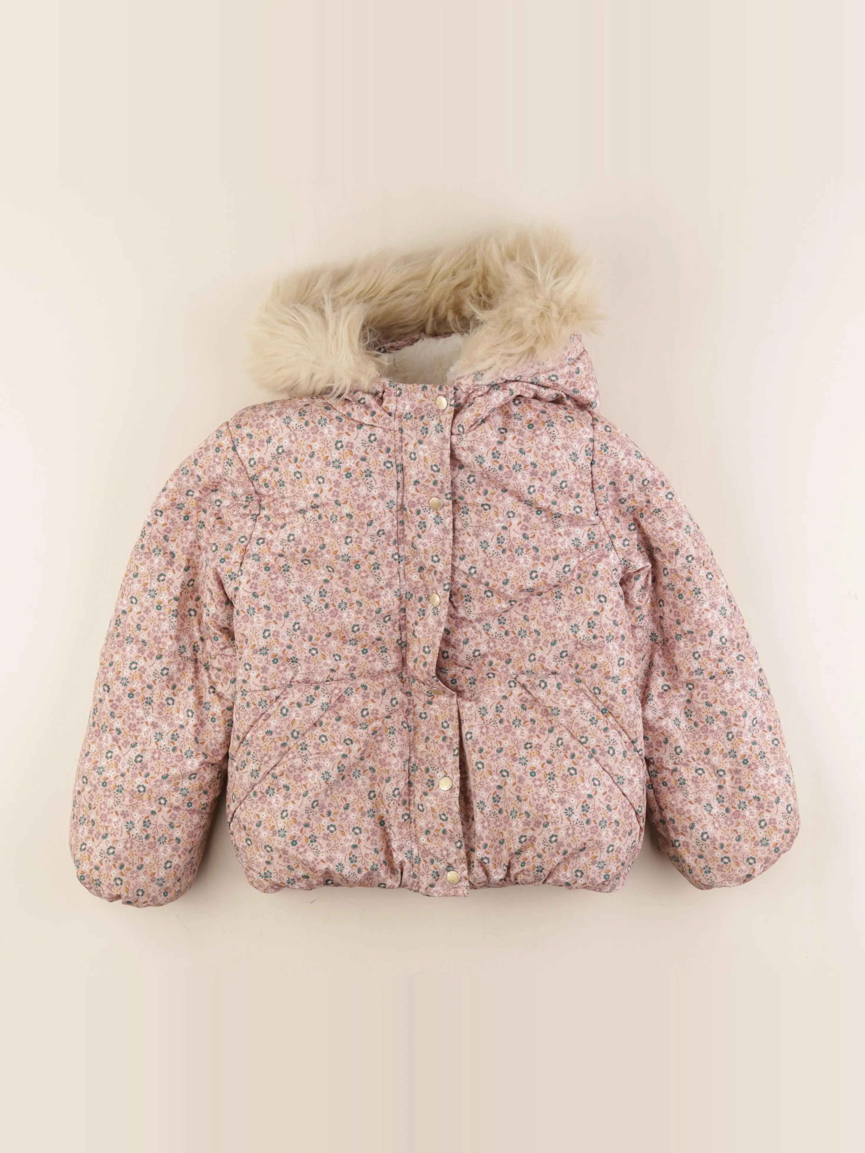 Vertbaudet - doudoune multicolore - 7 ans