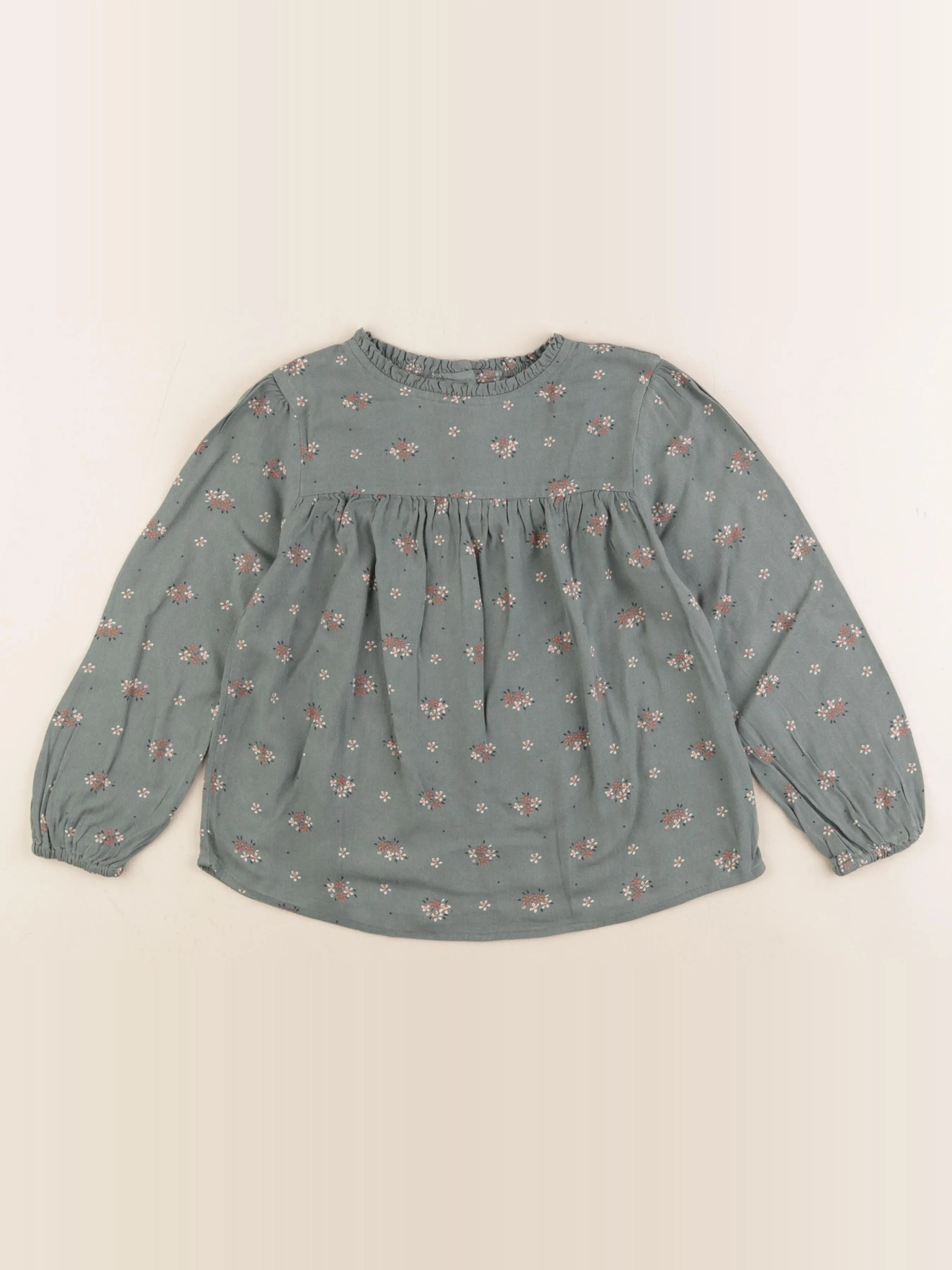 Vertbaudet - blouse vert - 6 ans