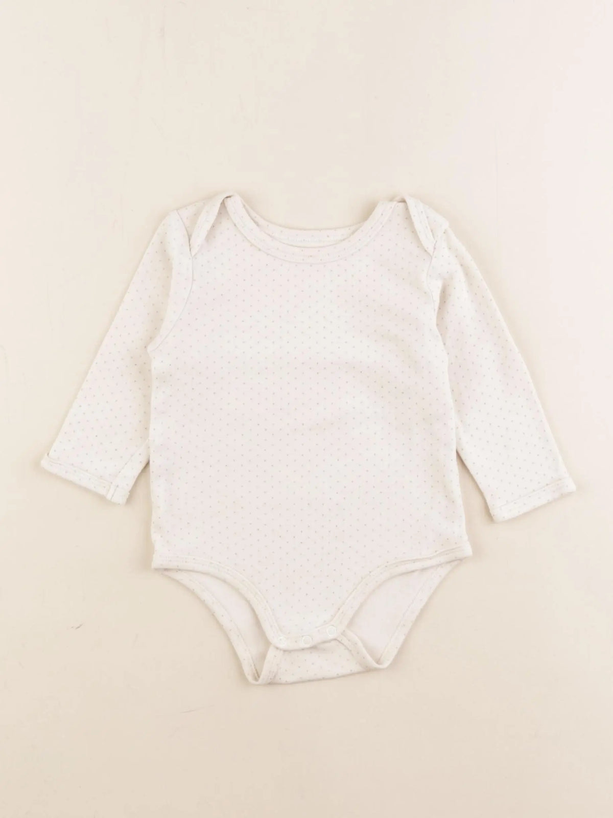 Vertbaudet - body beige, or - 18 mois