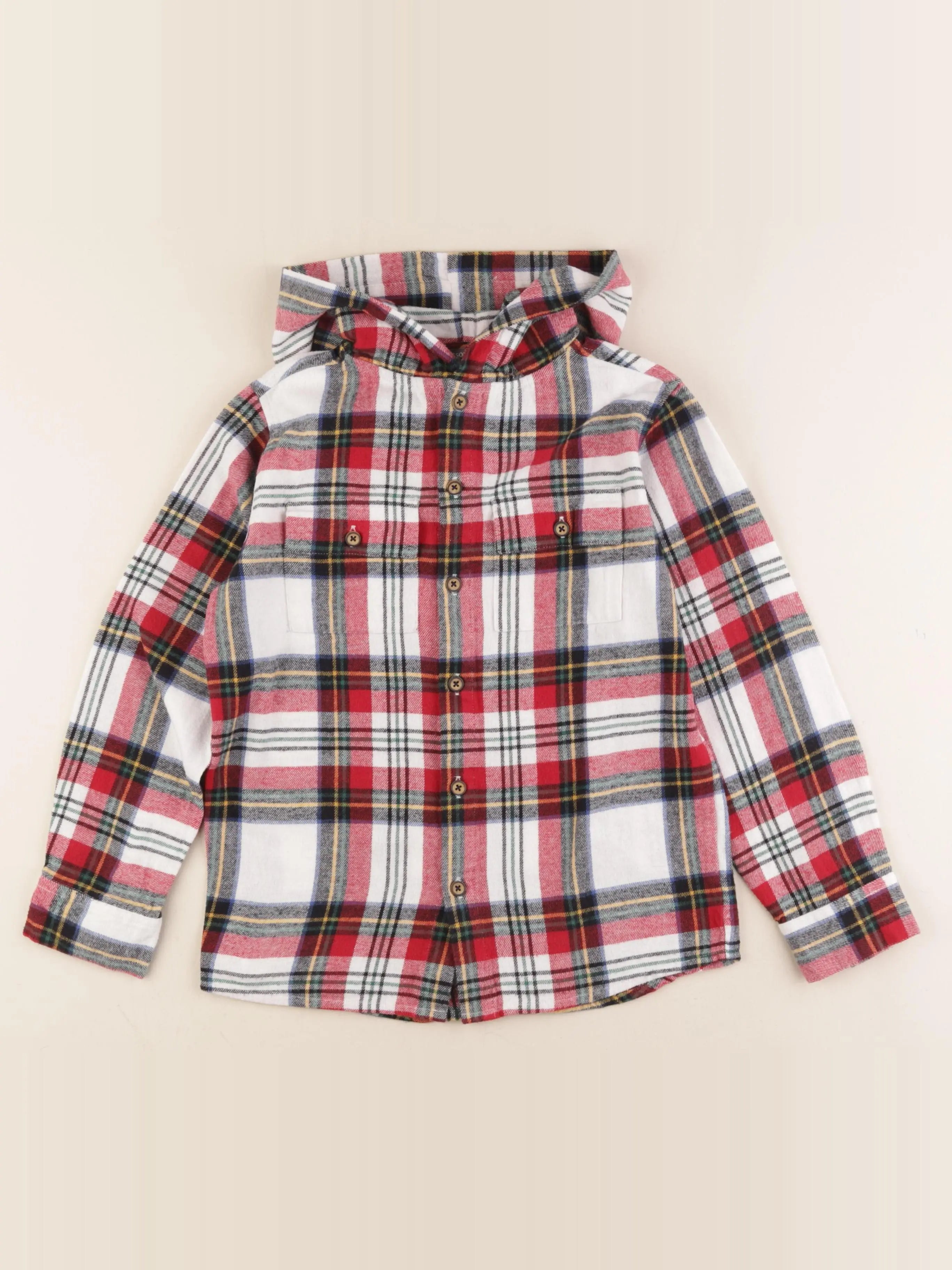 Buissonnière - chemise multicolore - 8/9 ans