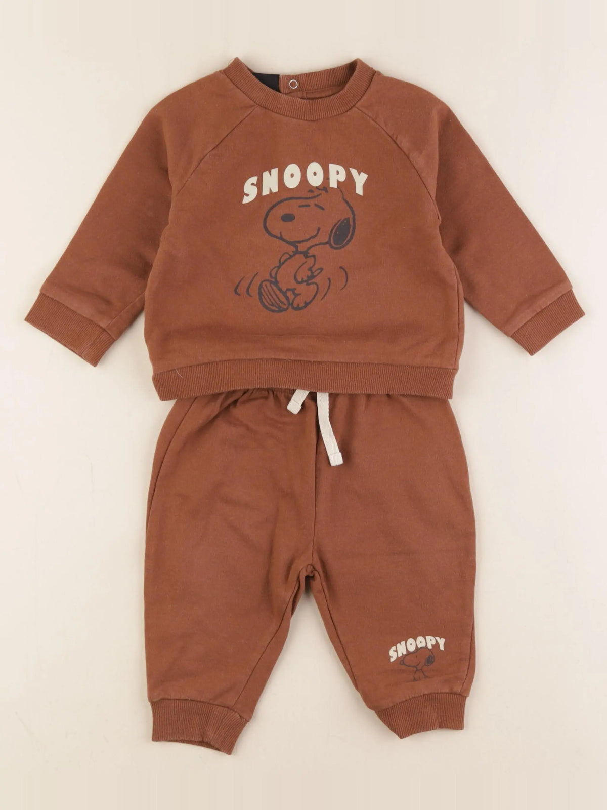 Vertbaudet - ensemble marron - 9 mois