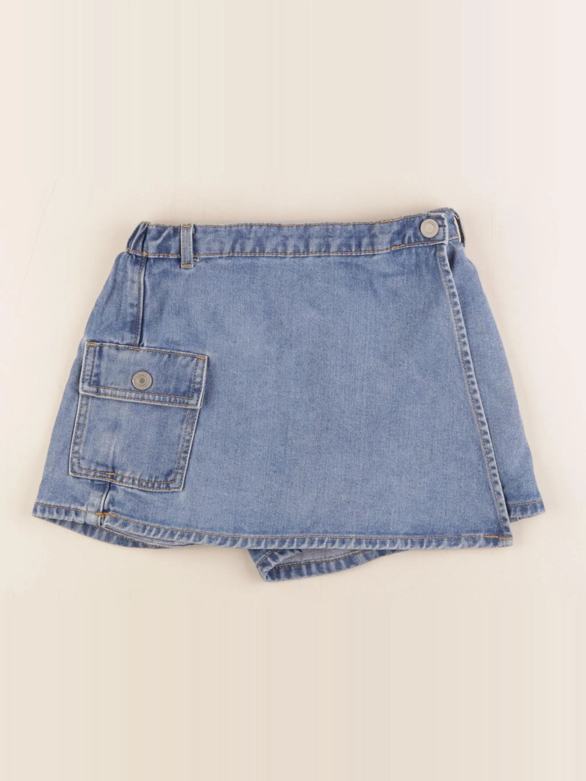 Vertbaudet - jupe short bleu - 10 ans
