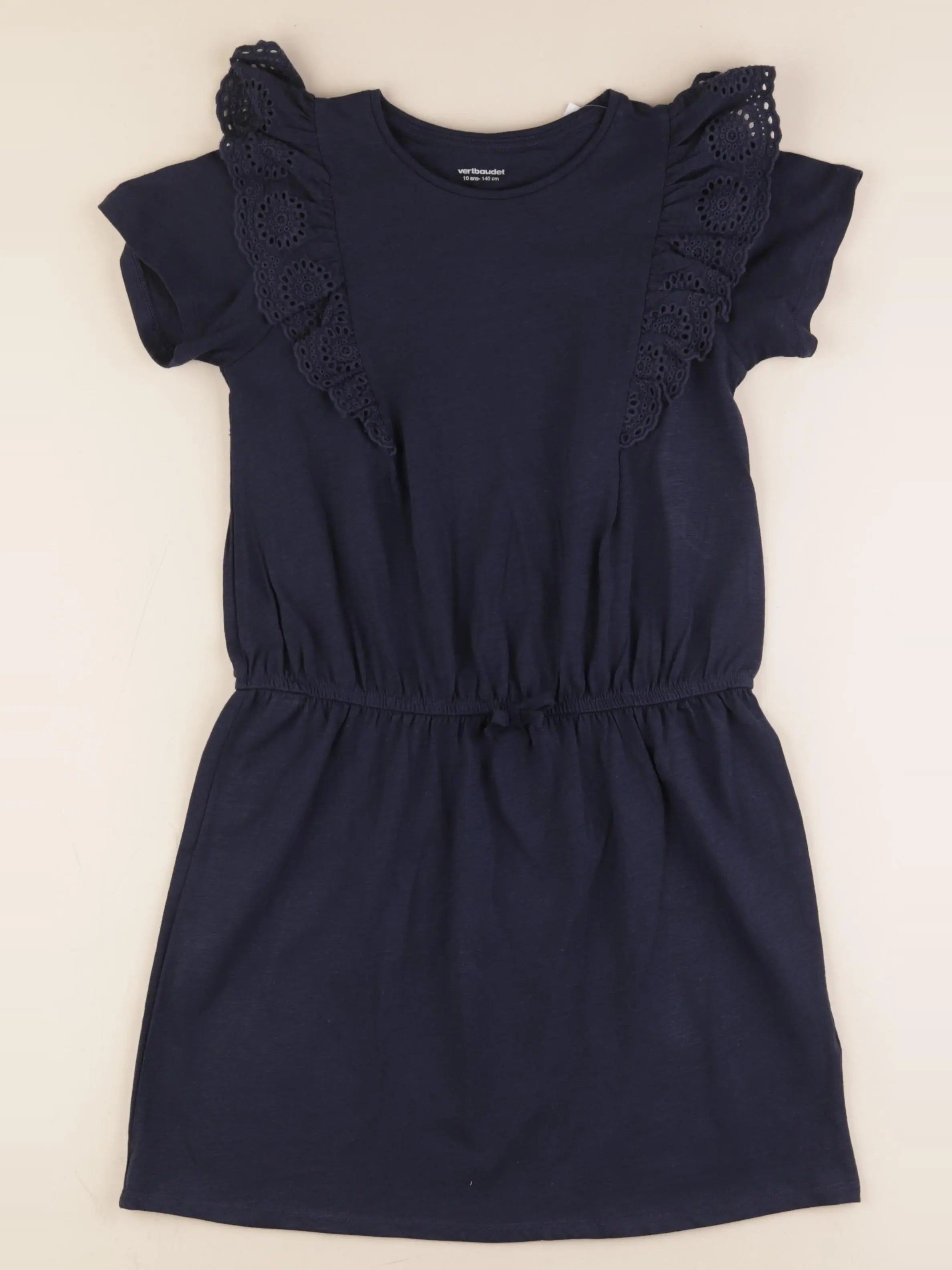 Vertbaudet - robe bleu - 10 ans