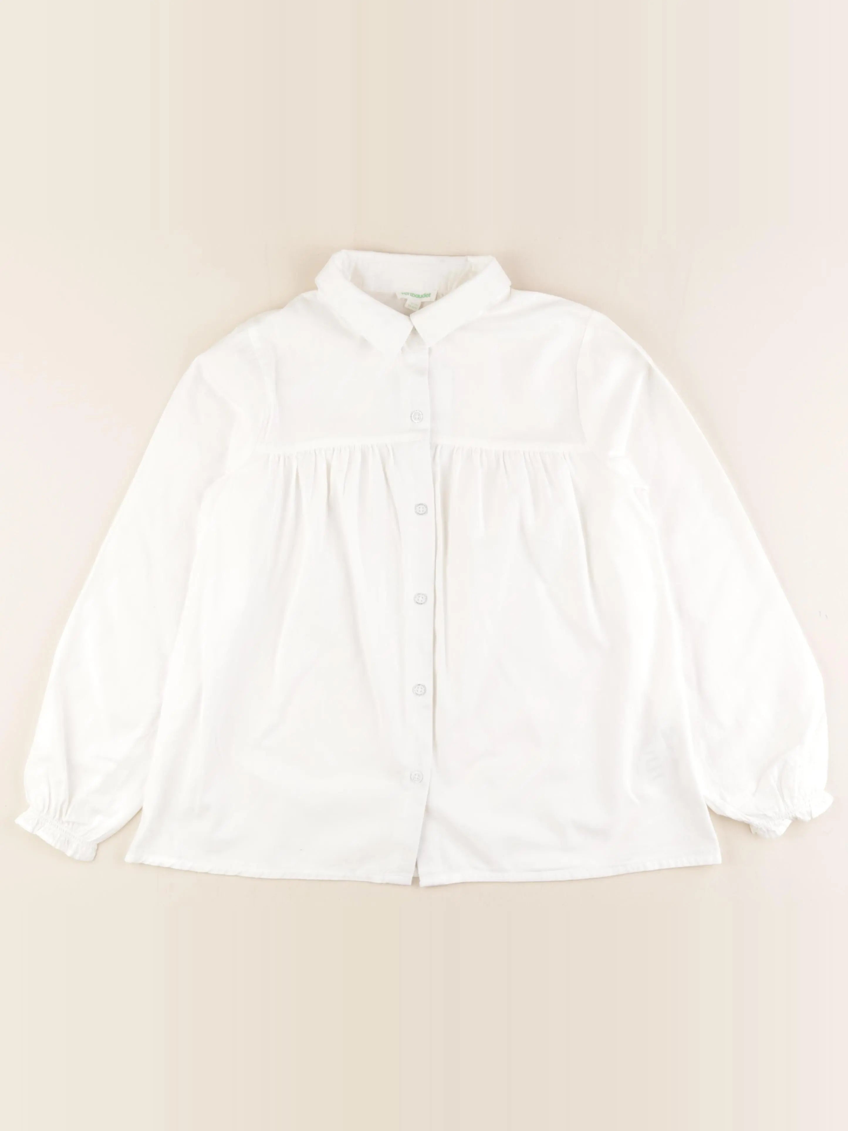 Vertbaudet - blouse blanc - 10 ans