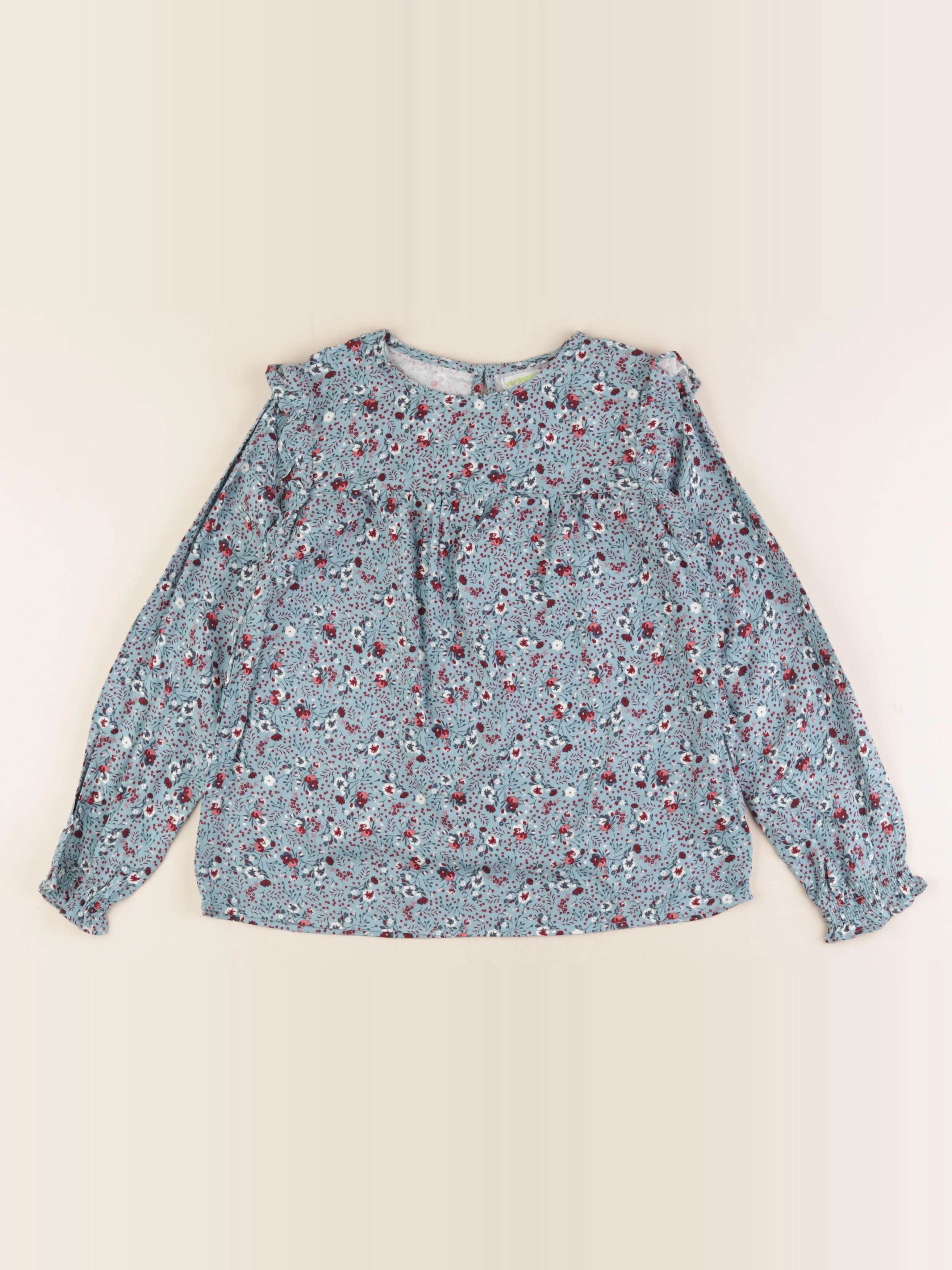 Vertbaudet - blouse bleu - 9 ans