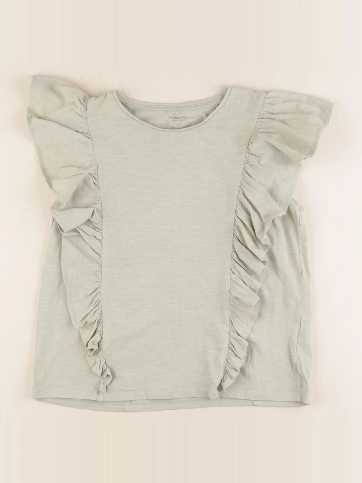 Vertbaudet - tee-shirt vert - 10 ans