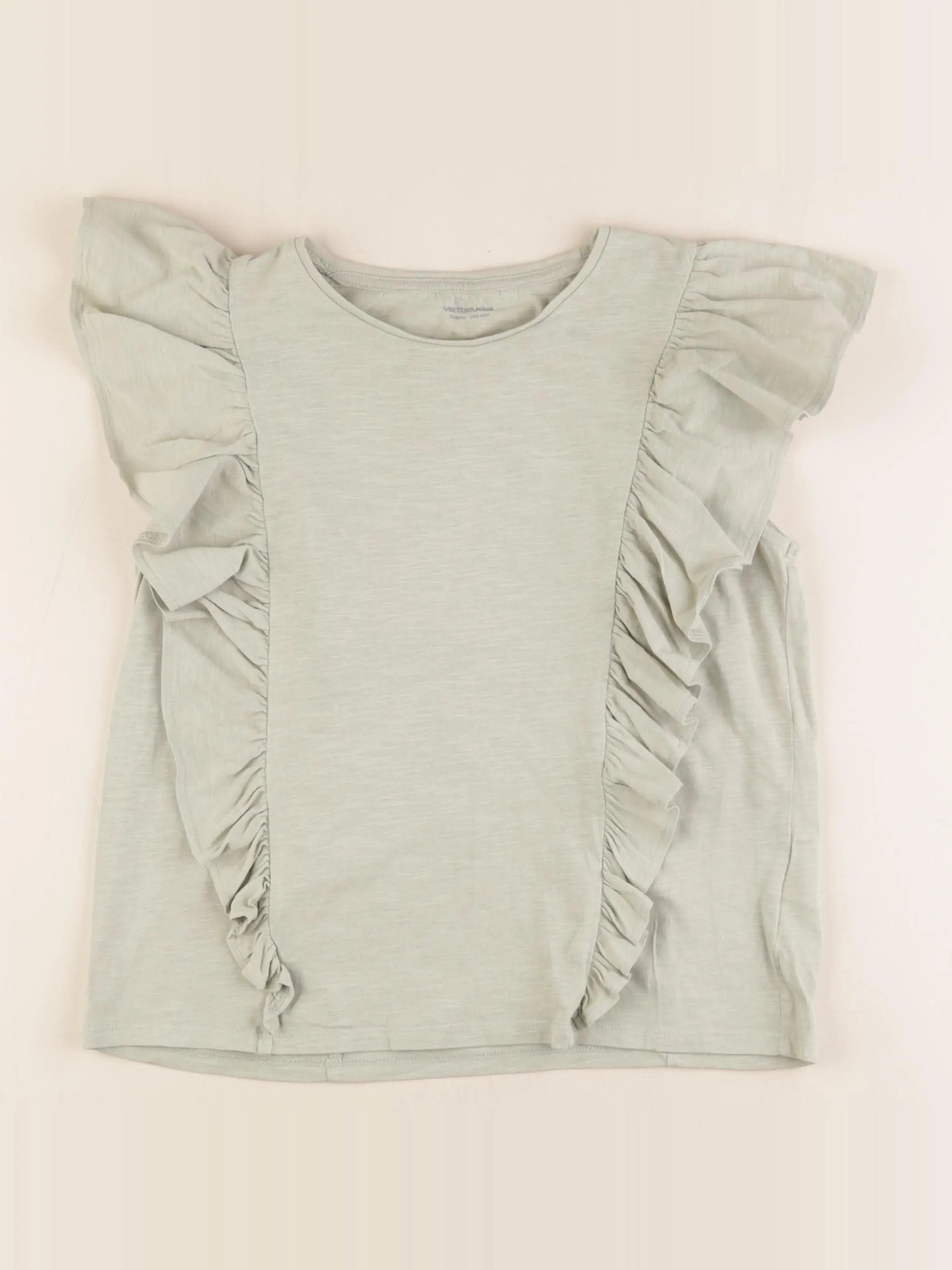 Vertbaudet - tee-shirt vert - 10 ans