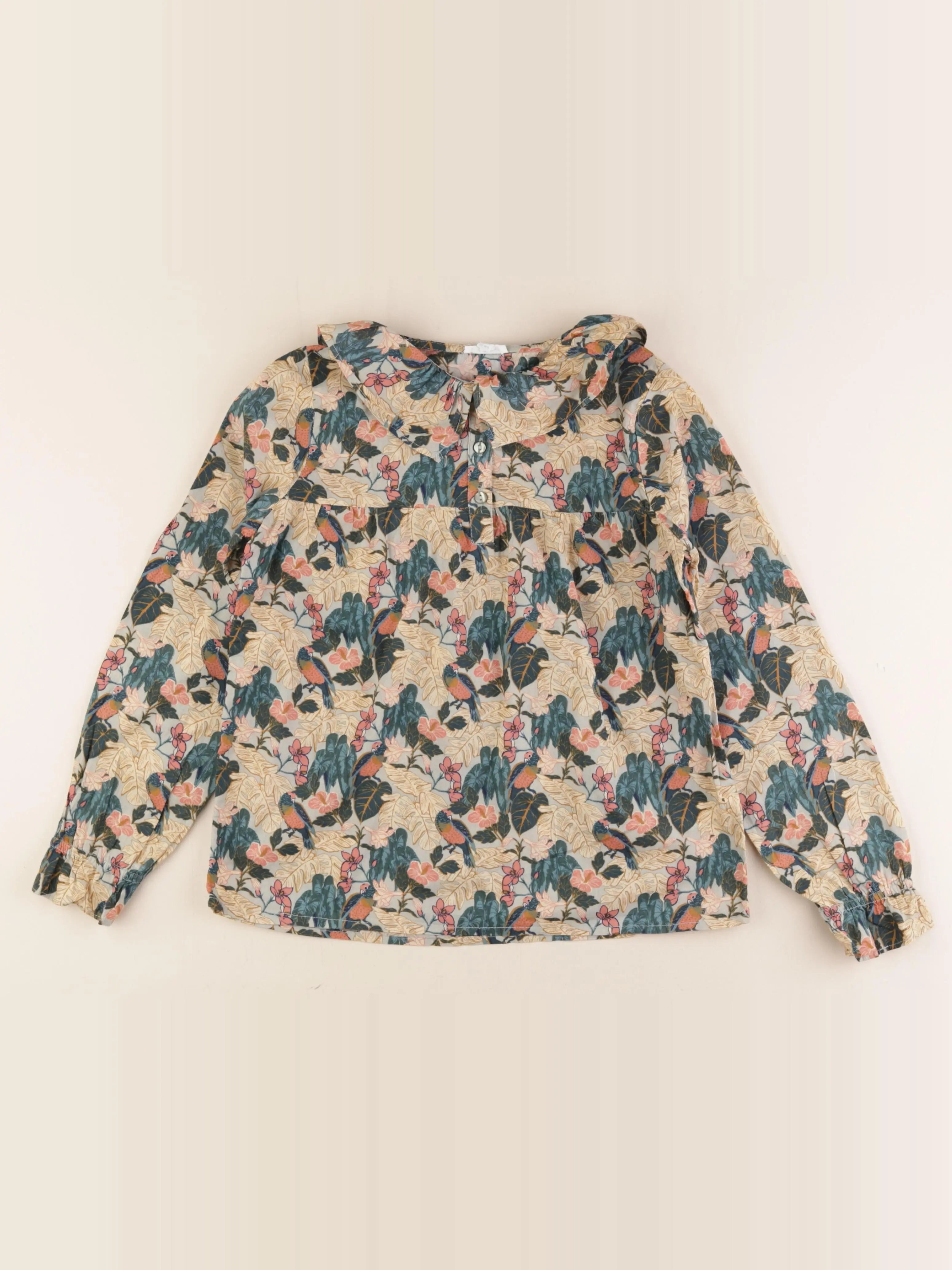 Vertbaudet - blouse multicolore - 10 ans