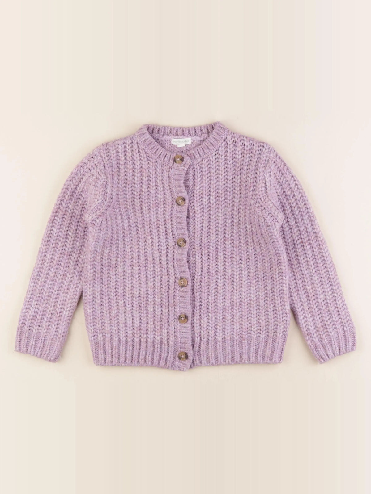 Vertbaudet - gilet violet - 5 ans