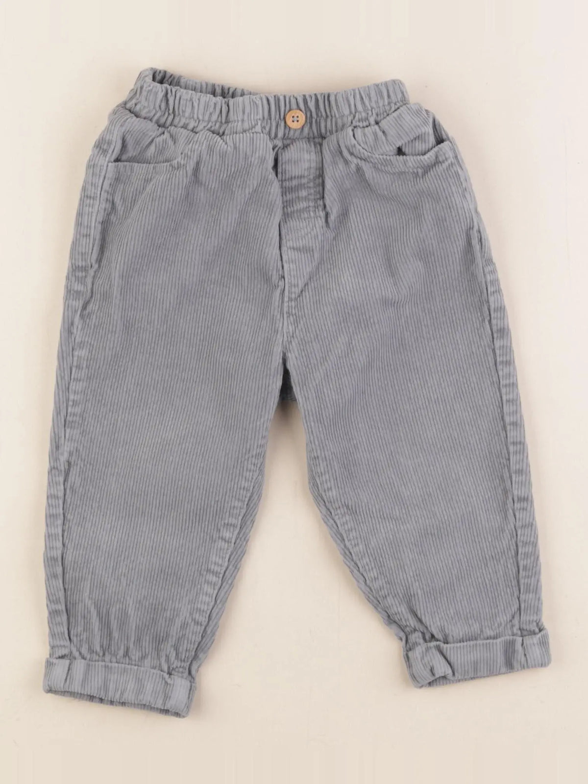 Vertbaudet - pantalon bleu - 18 mois