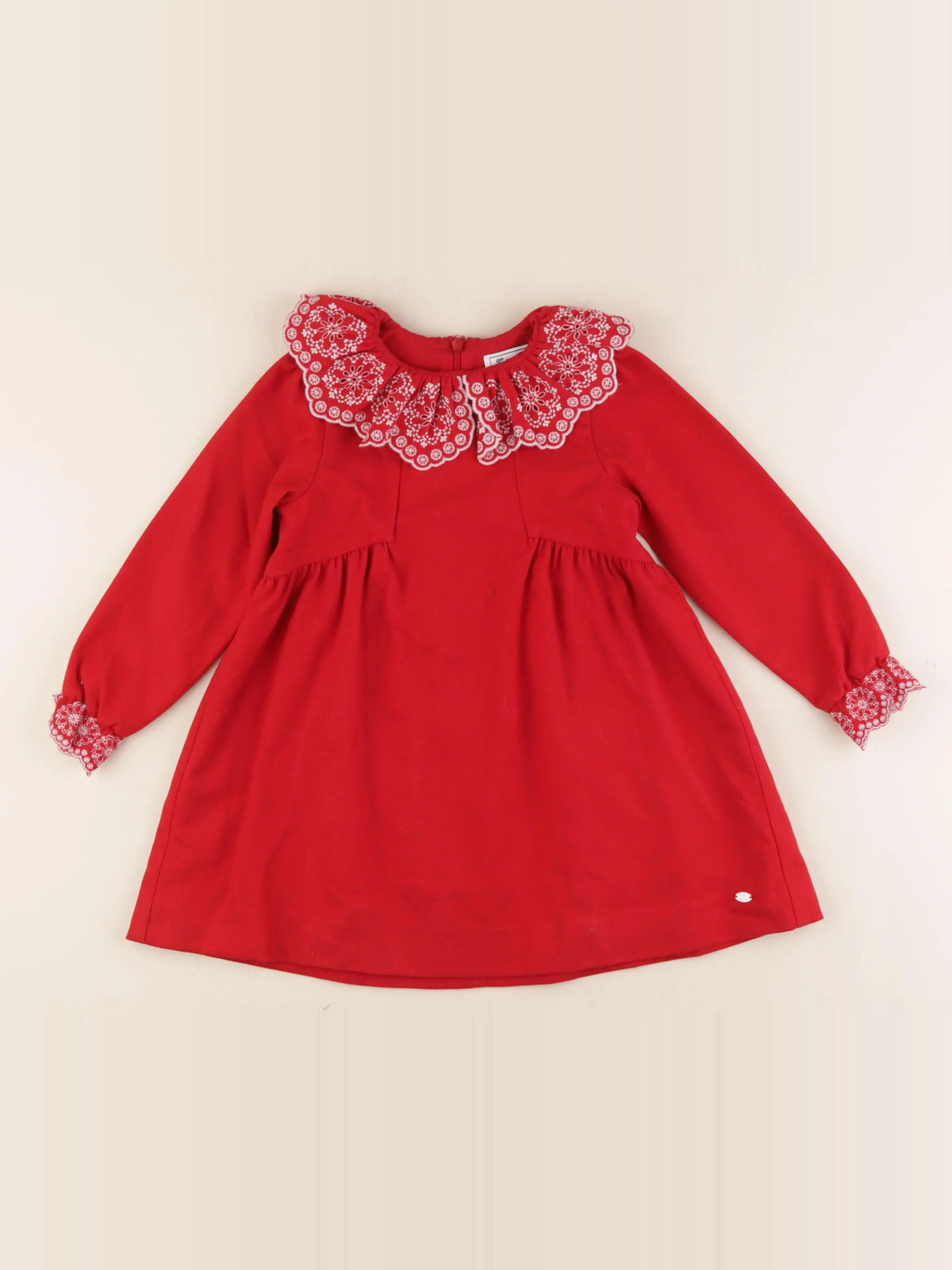 Tartine & Chocolat - robe rouge - 4 ans
