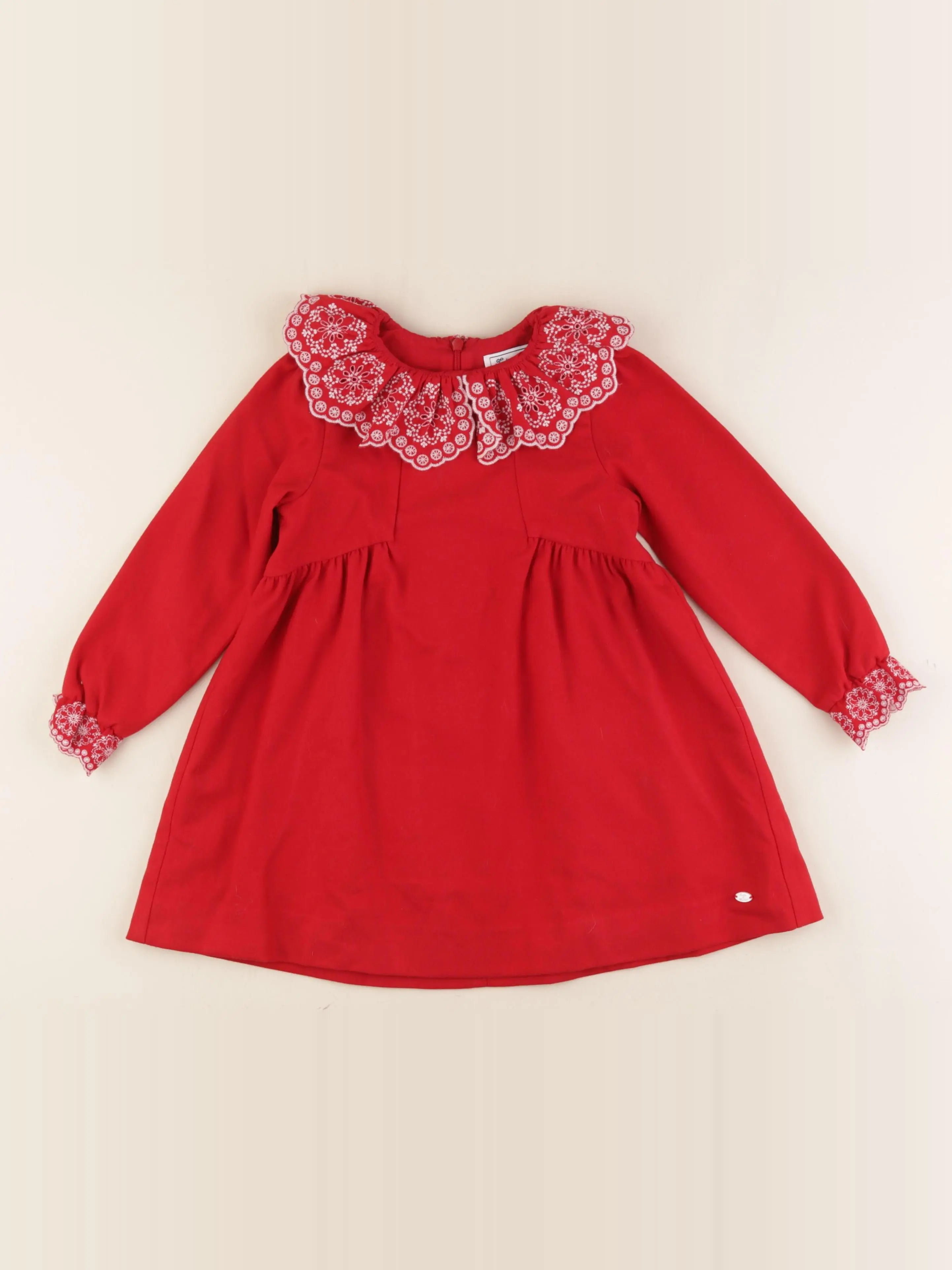 Tartine & Chocolat - robe rouge - 4 ans
