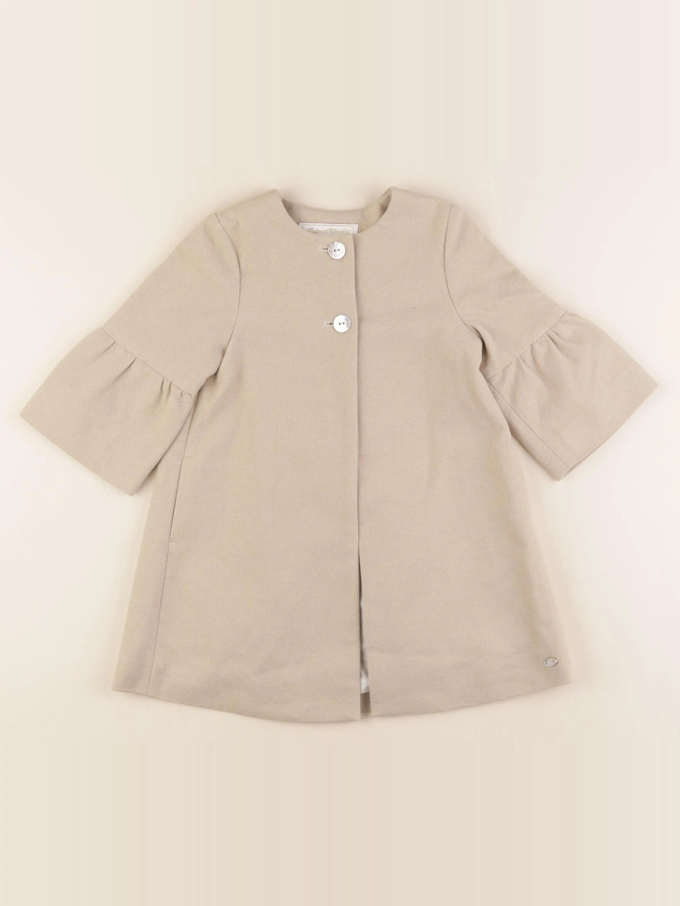 Tartine & Chocolat - manteau beige - 4 ans