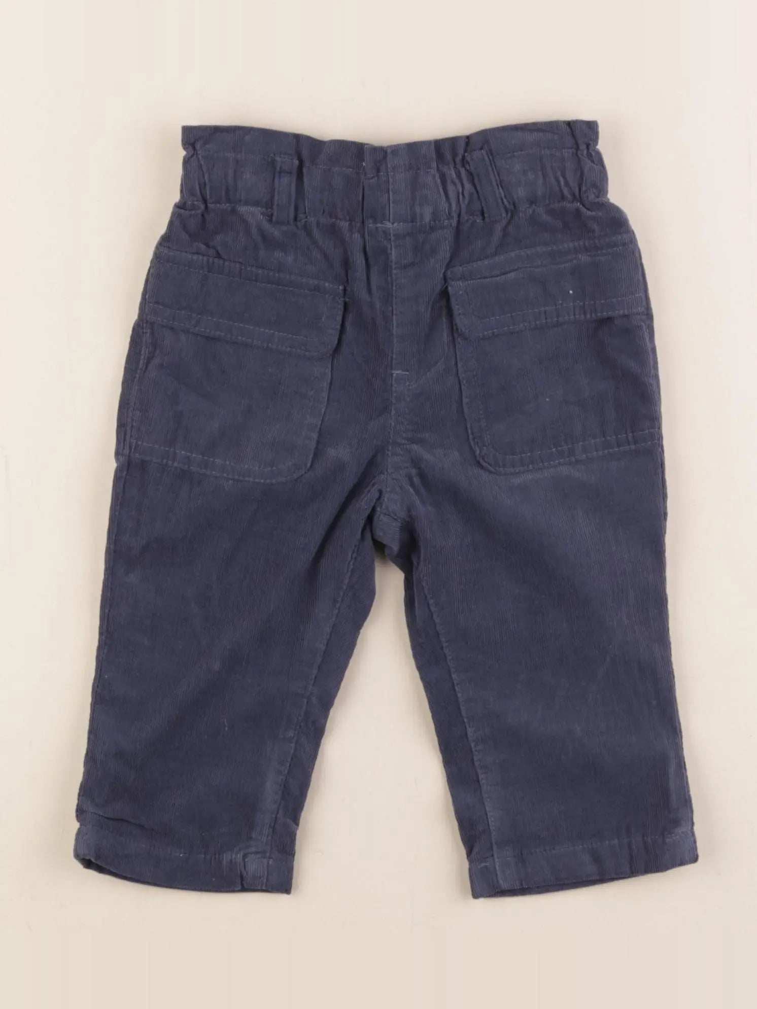 Boutchou - pantalon bleu - 9 mois