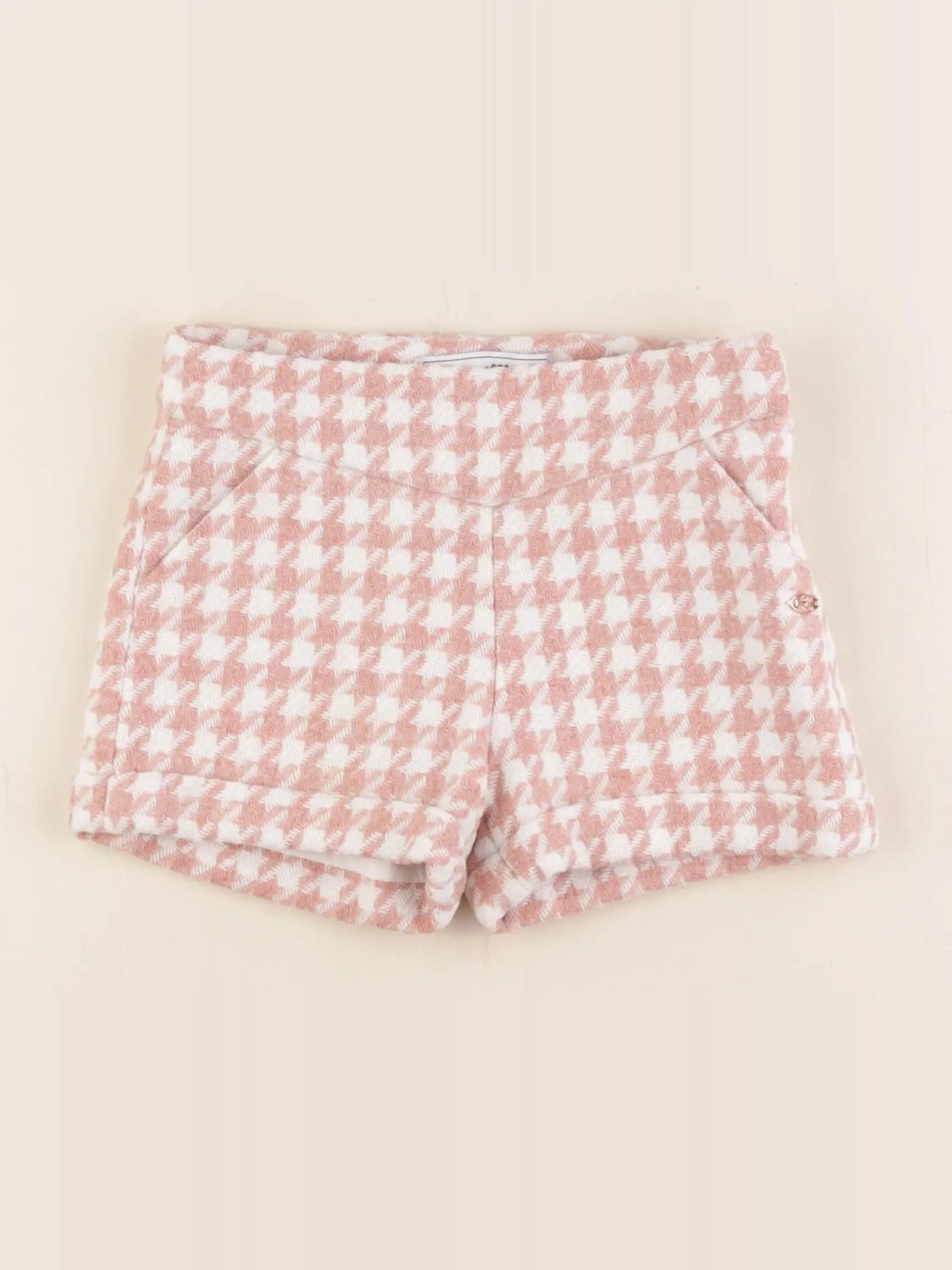 Tartine & Chocolat - short blanc, rose - 4 ans