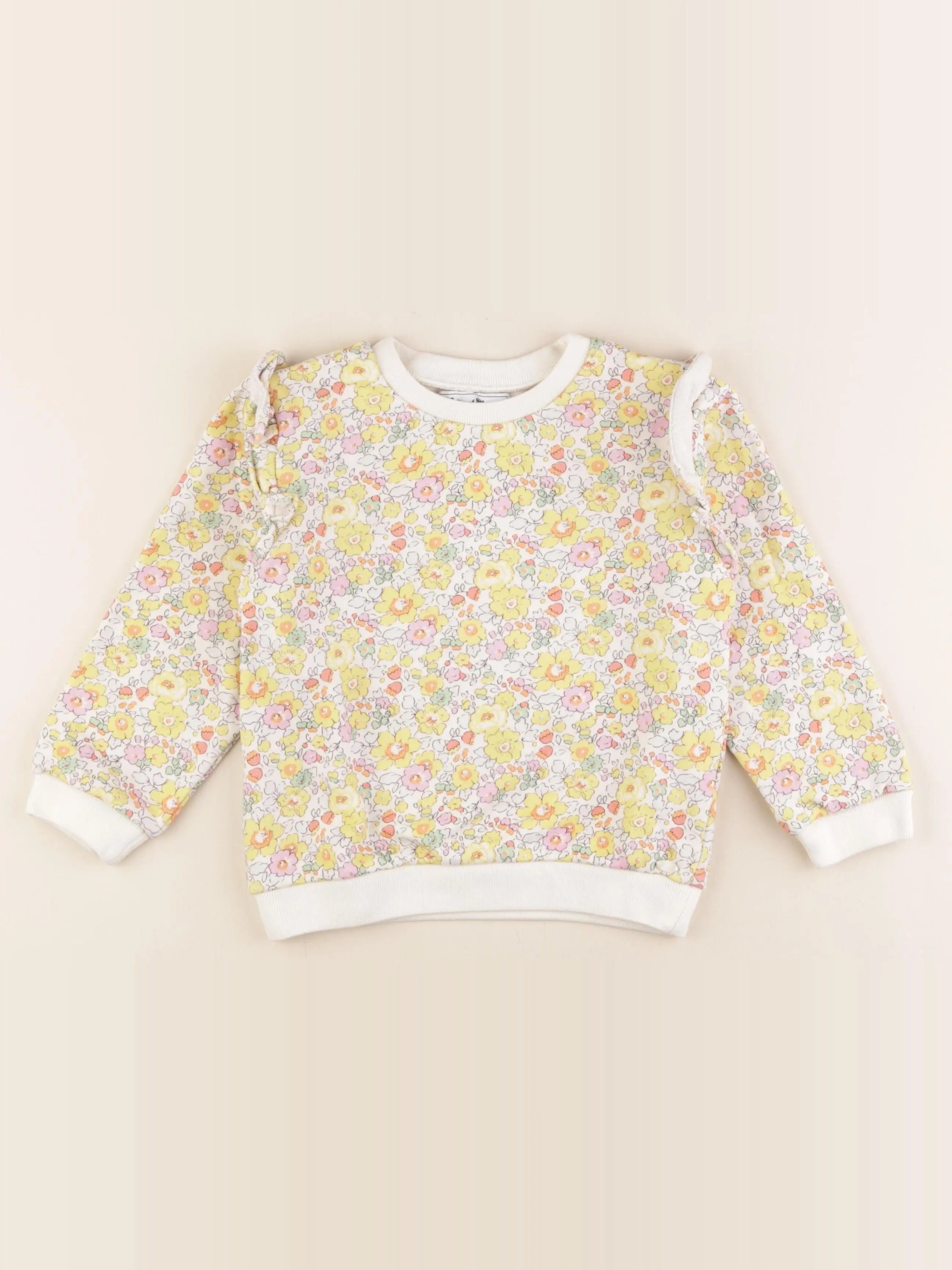 Tartine & Chocolat - sweat jaune - 6 ans