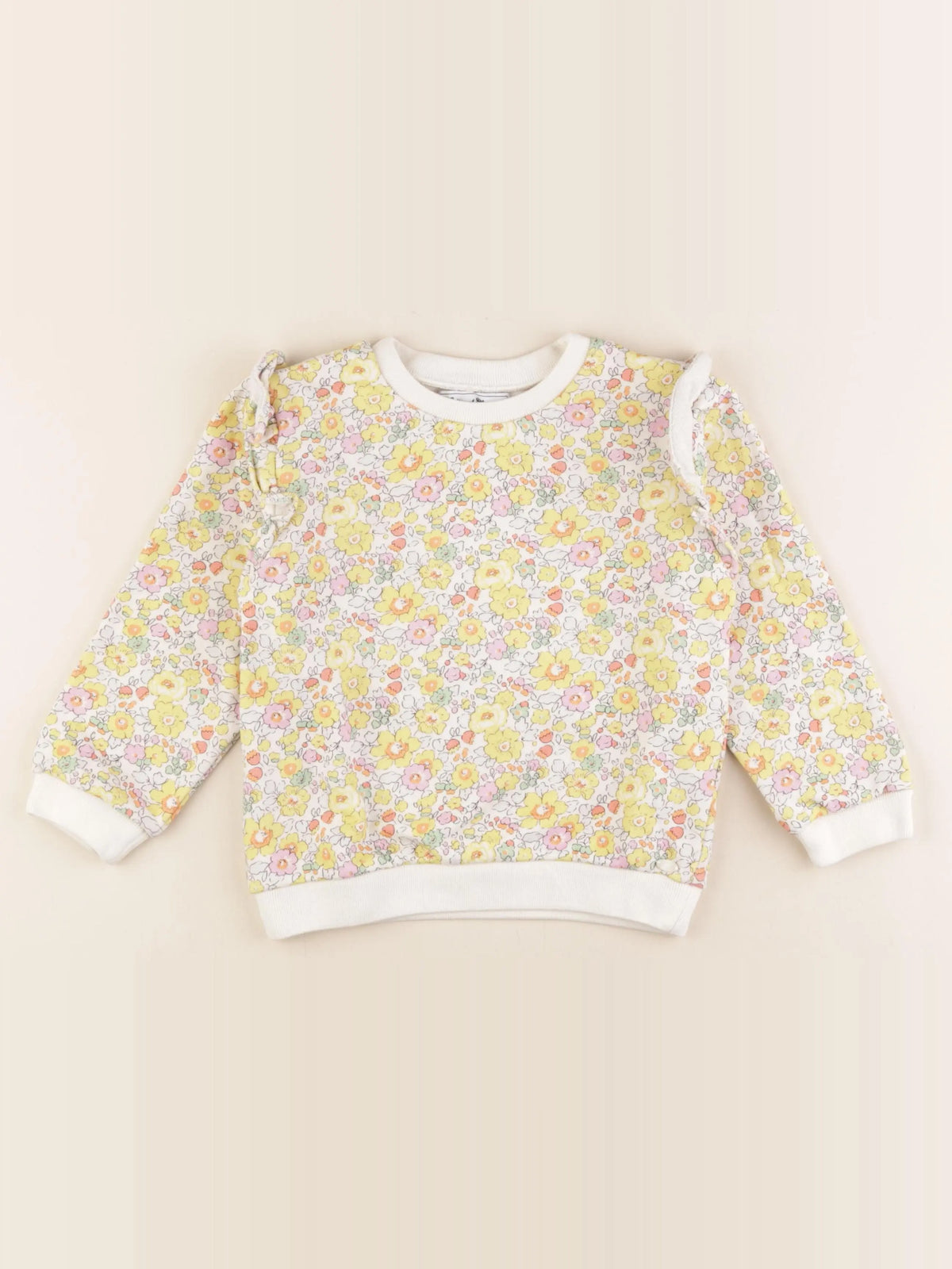 Tartine & Chocolat - sweat jaune - 6 ans