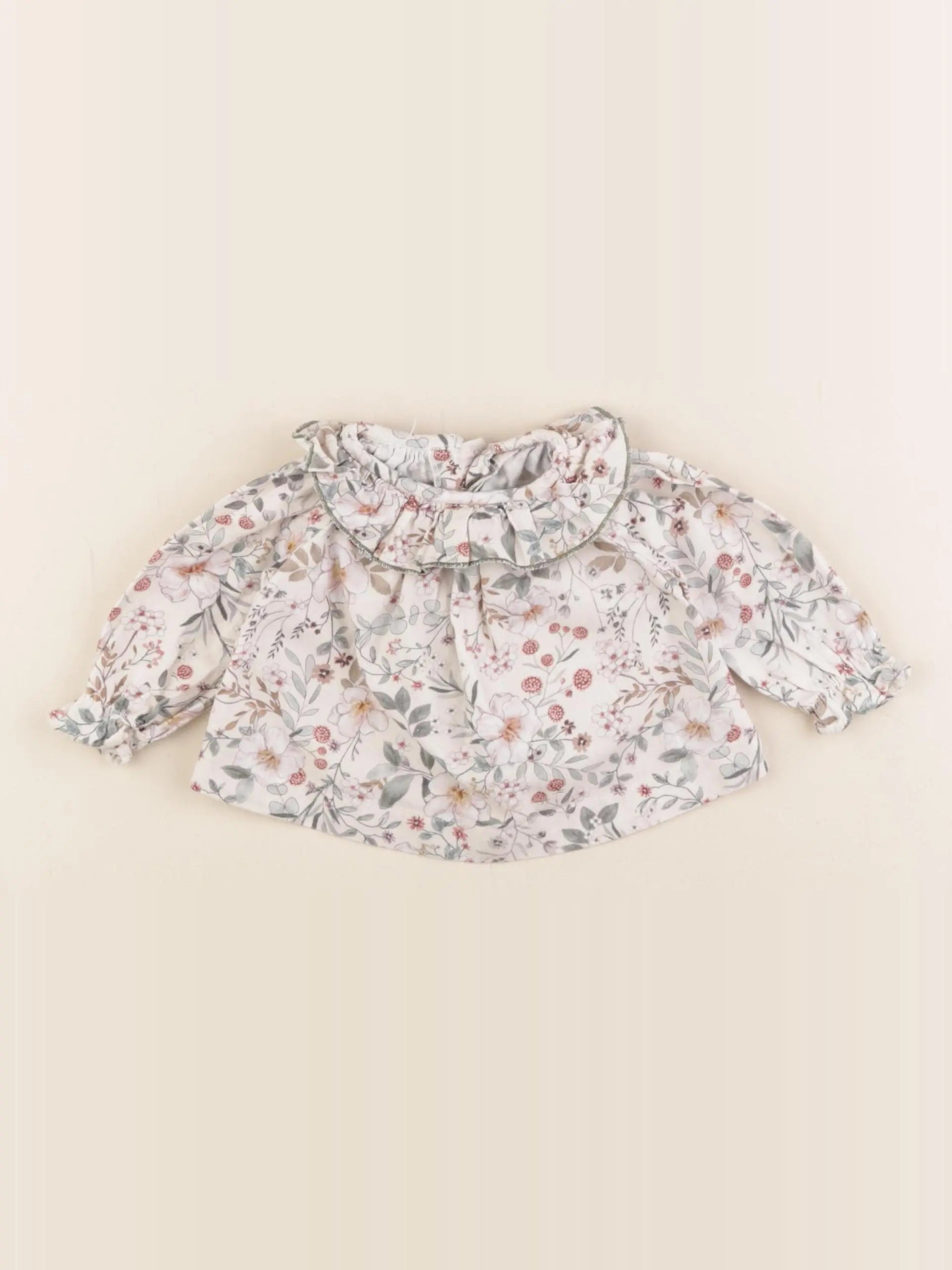 Lola Palacios - blouse beige - 3 mois