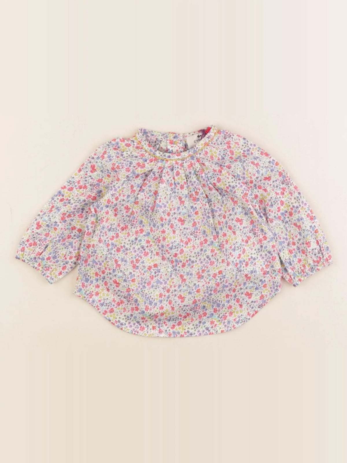 Cyrillus - blouse multicolore - 3 mois