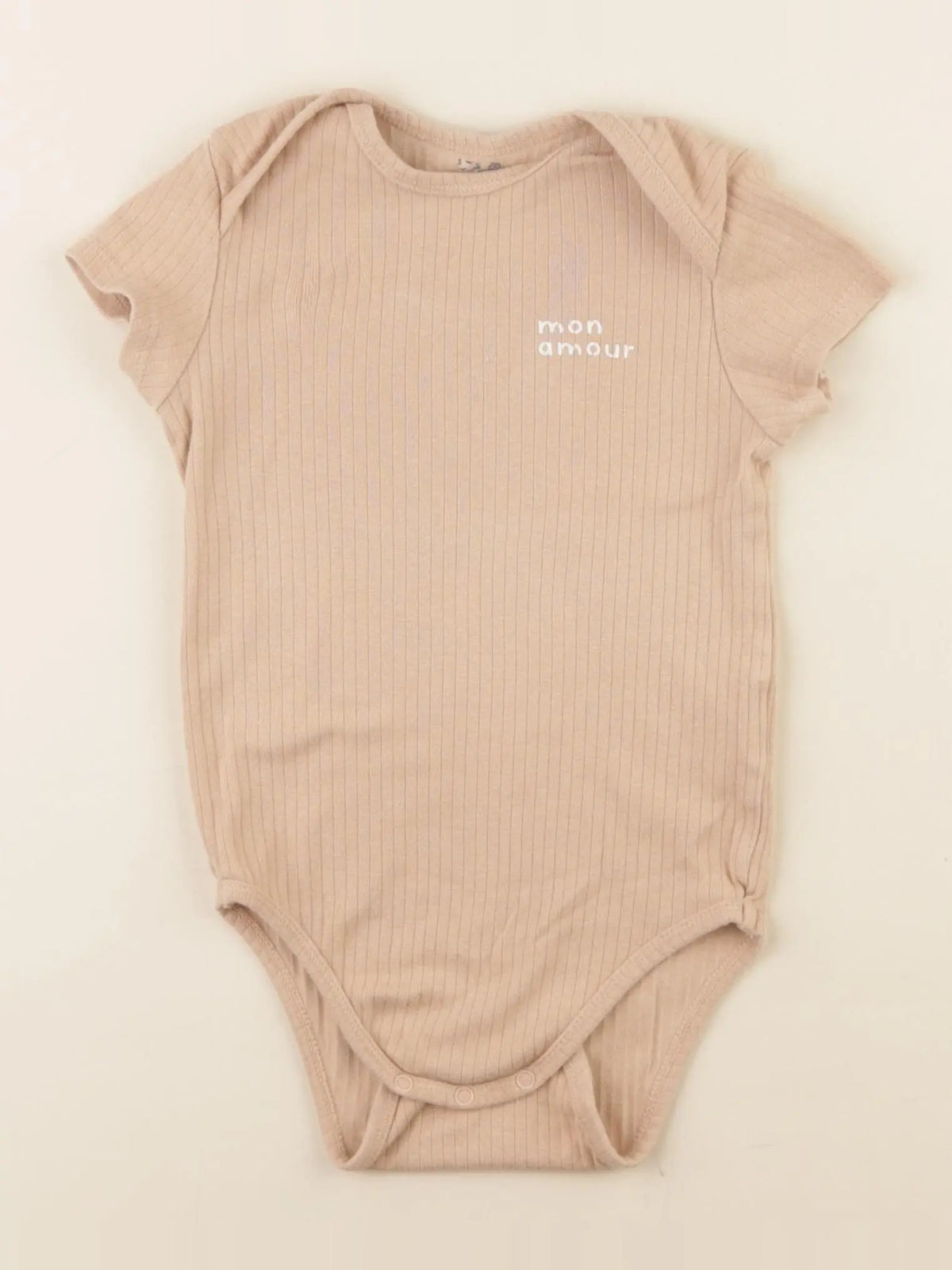 Tape à l'oeil - body beige - 24 mois