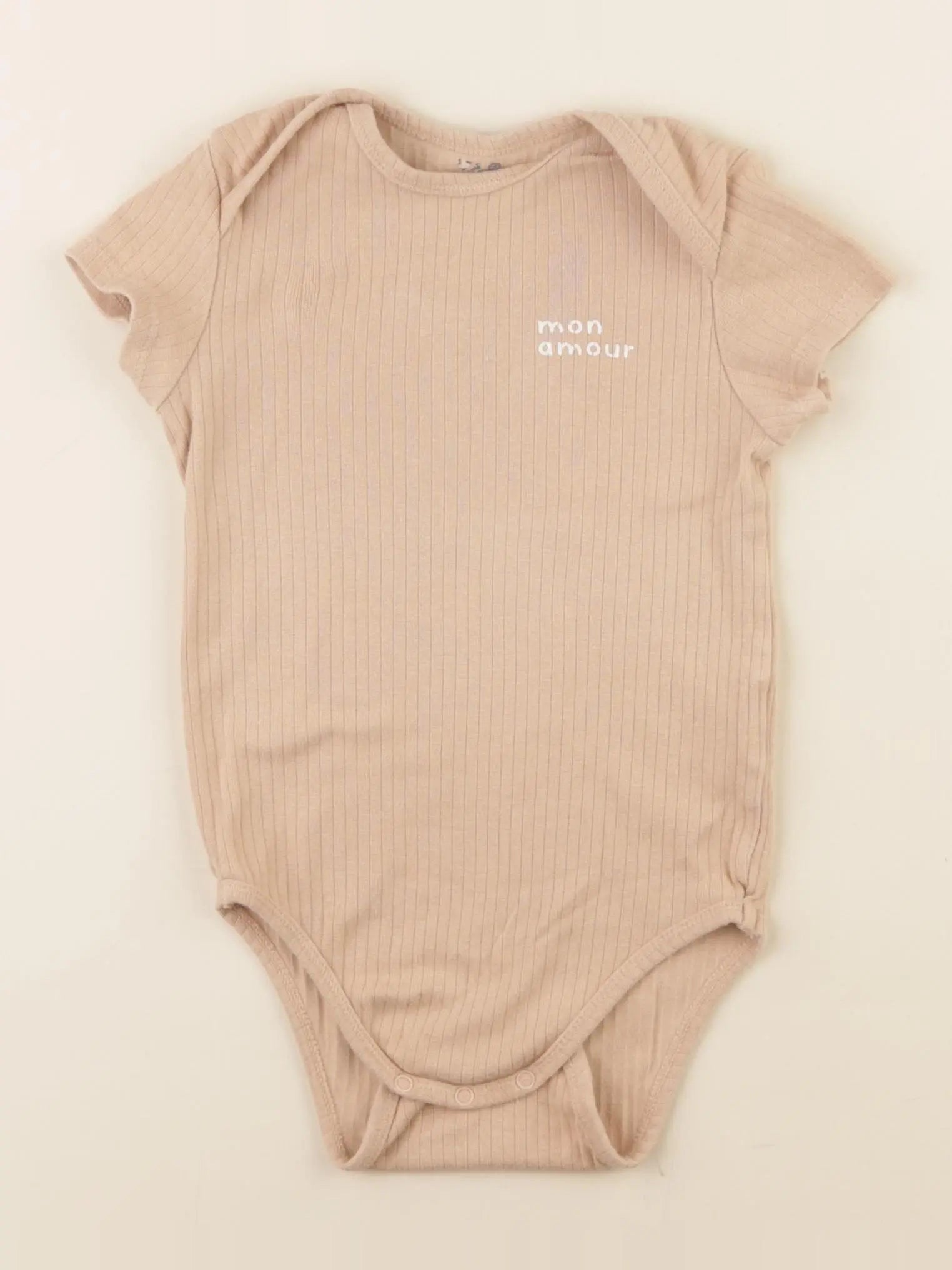 Tape à l'oeil - body beige - 24 mois