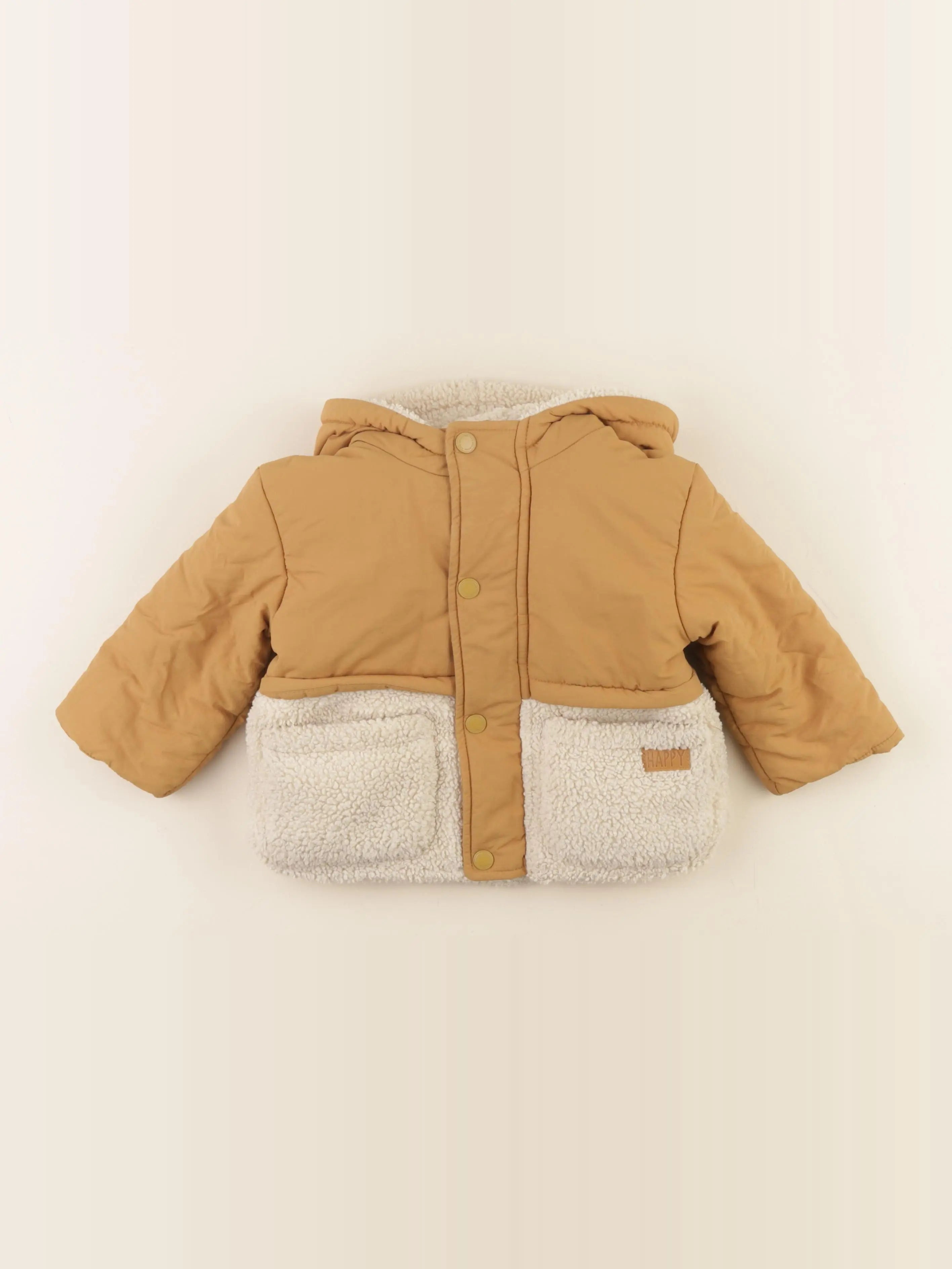 Tape à l'oeil - manteau marron, beige - 18 mois