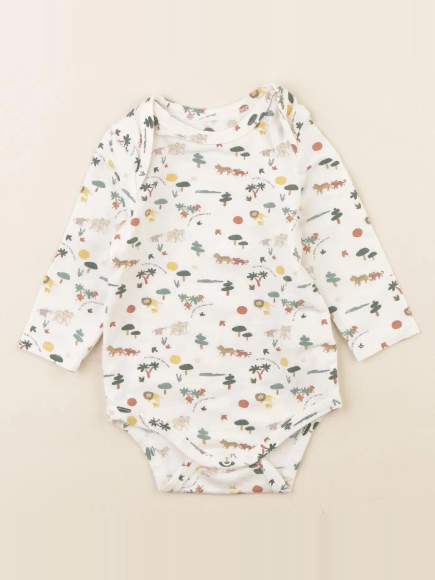 Tape à l'oeil - body vert, blanc - 3 mois