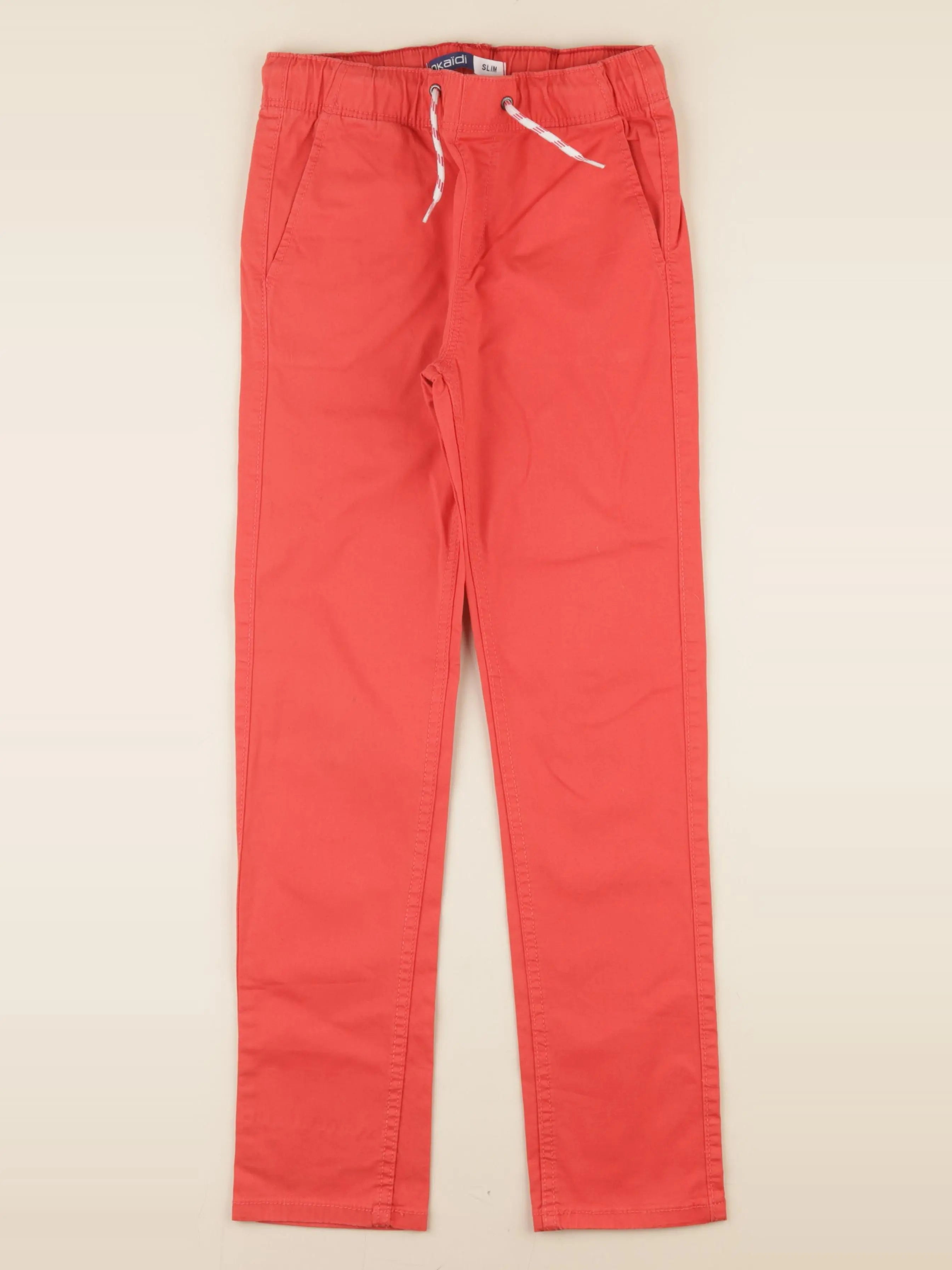 Okaidi - pantalon rouge - 10 ans