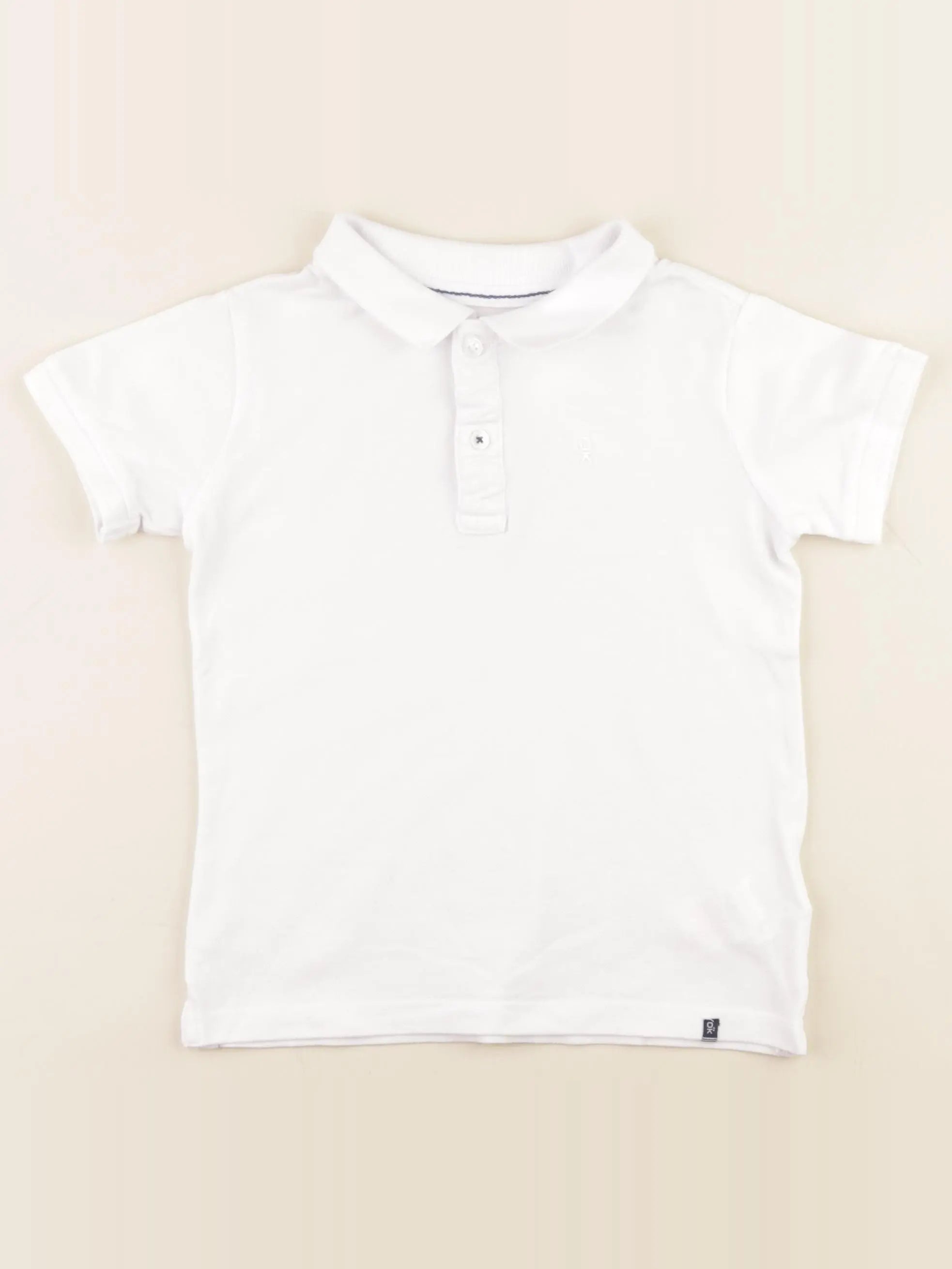 Okaidi - polo blanc - 5 ans