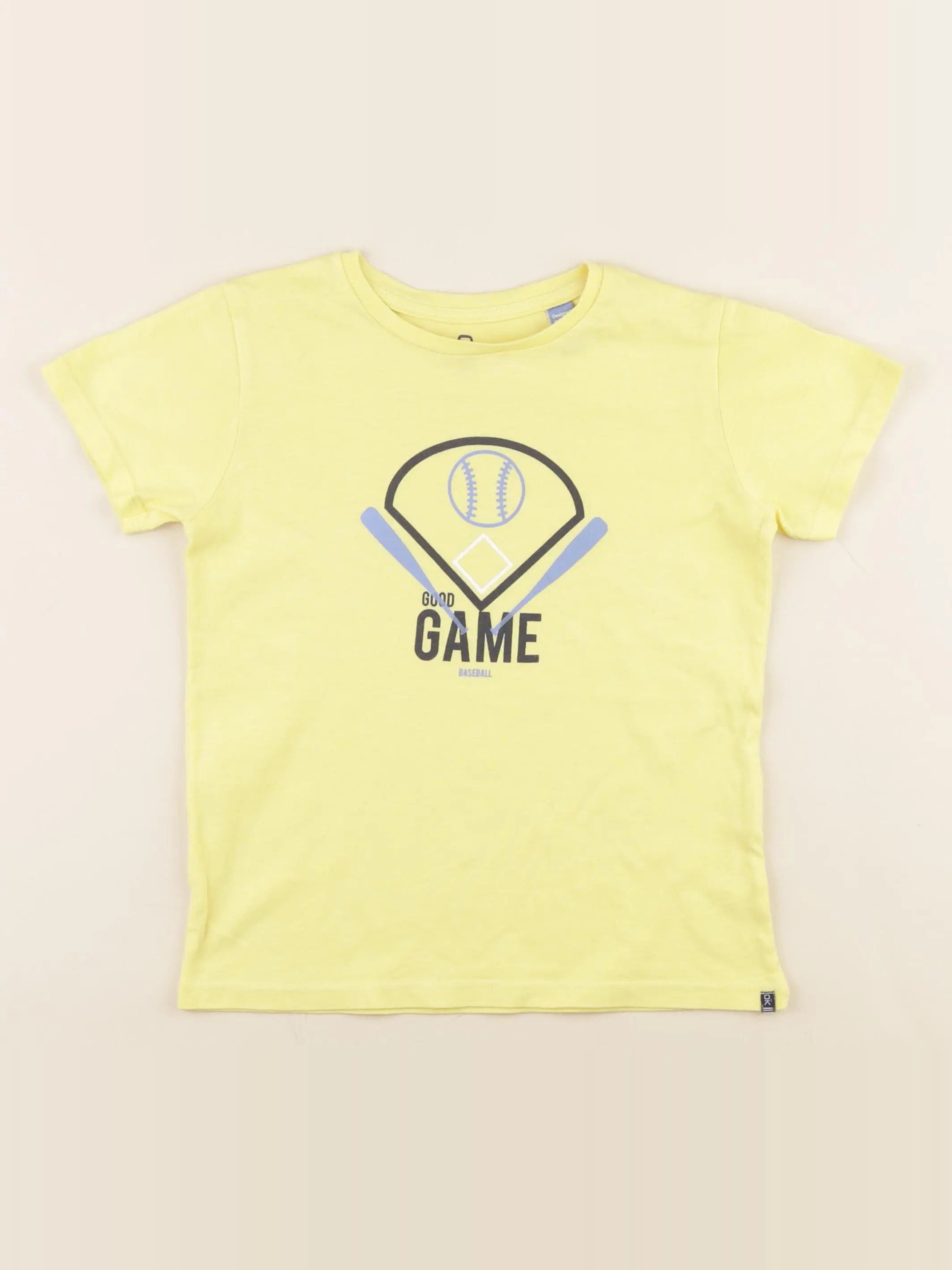 Okaidi - tee-shirt jaune - 5 ans