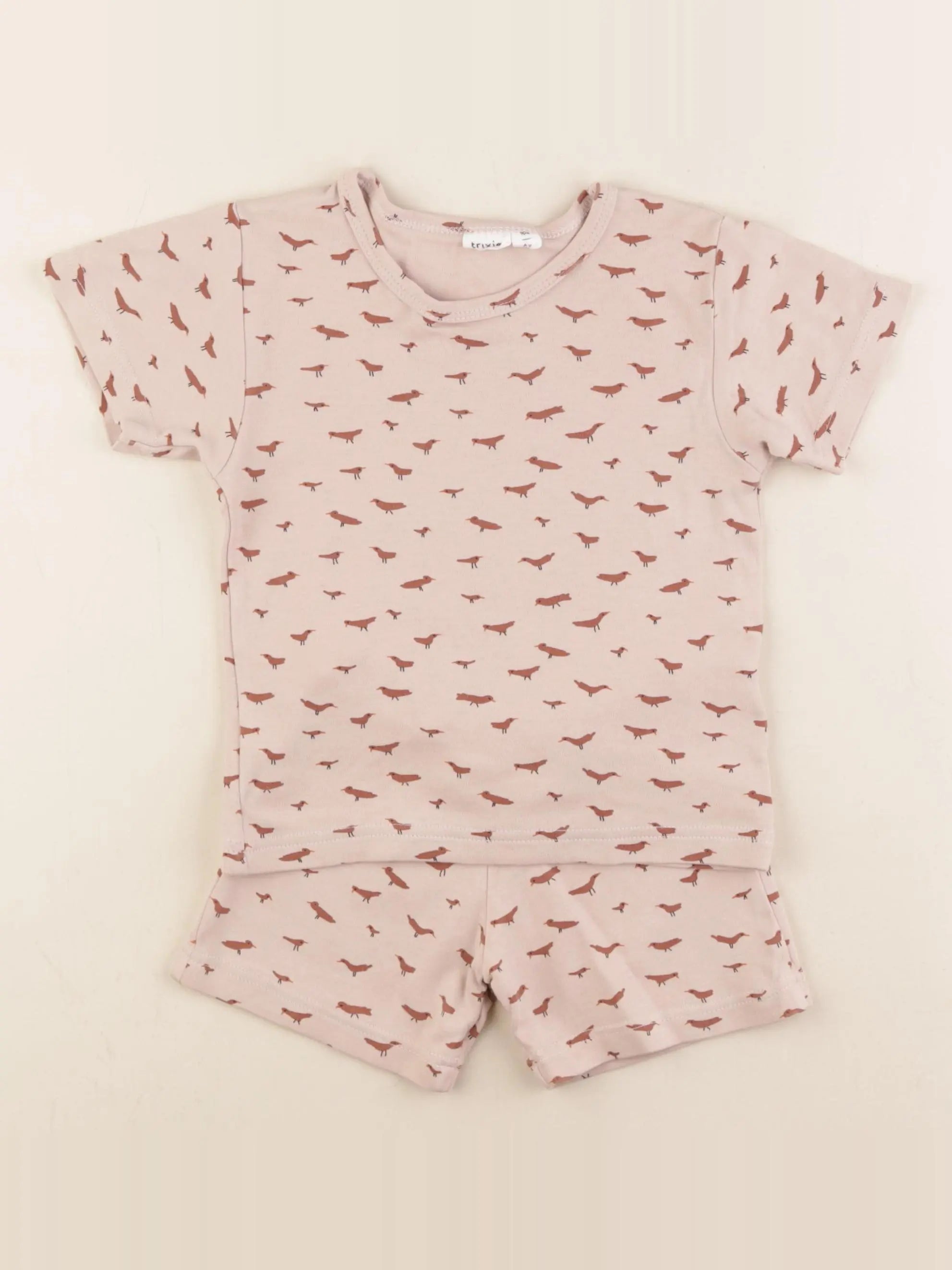 Trixie - pyjama coton rose - 4 ans