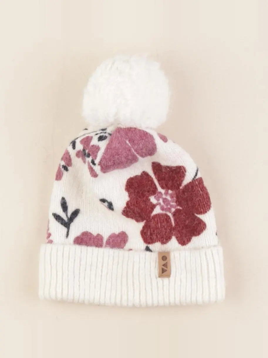 Tape à l'oeil - bonnet blanc, rose - 2/4 ans