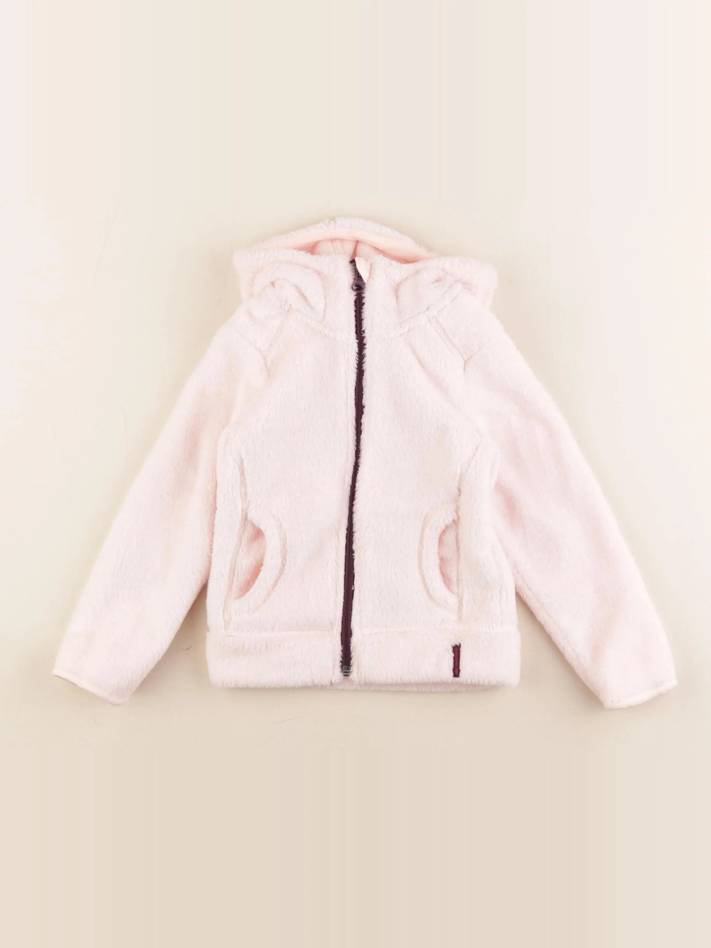 Decathlon ski - polaire rose - 2/3 ans