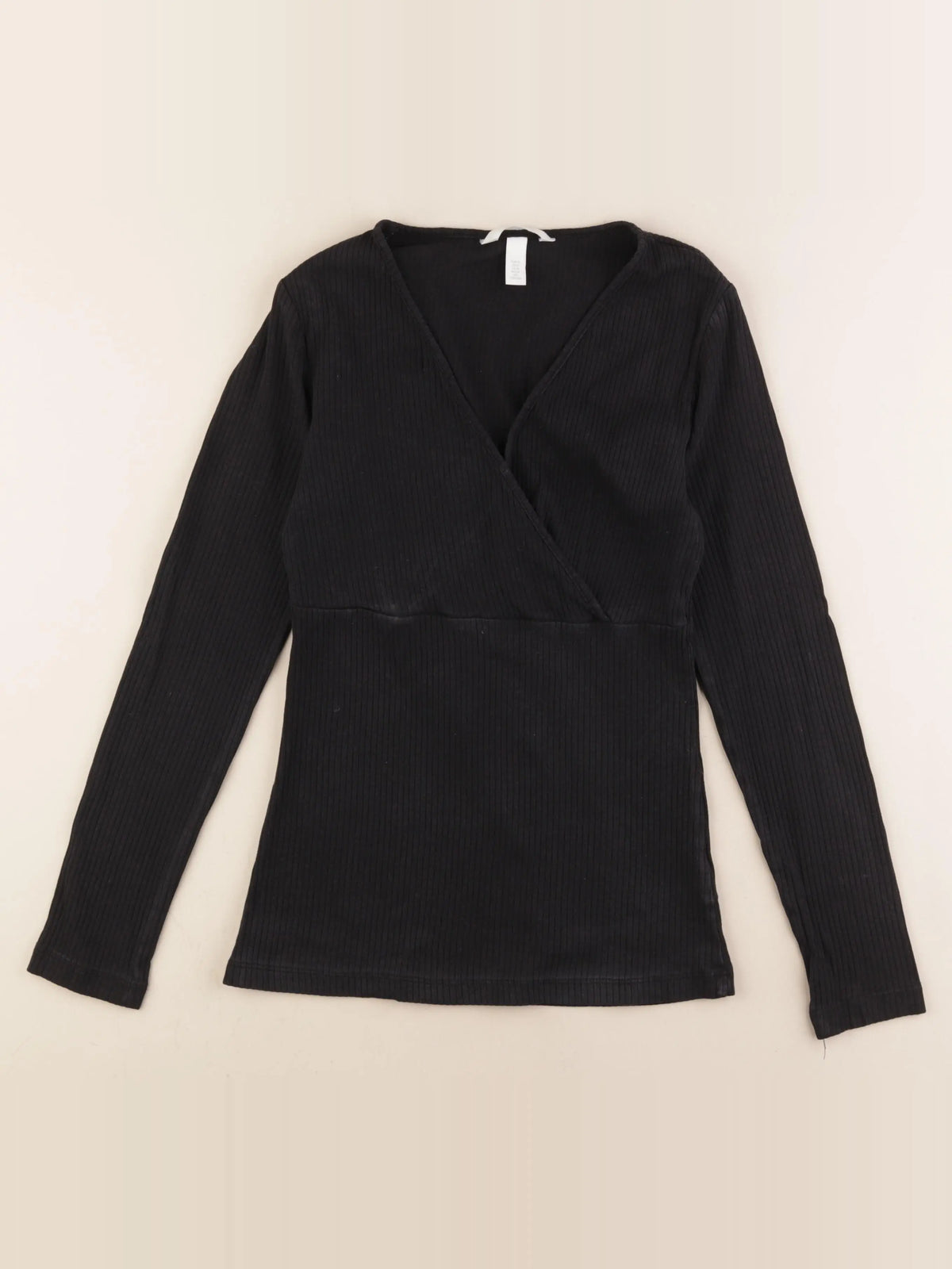 H&M - tee-shirt grossesse, allaitement noir - m