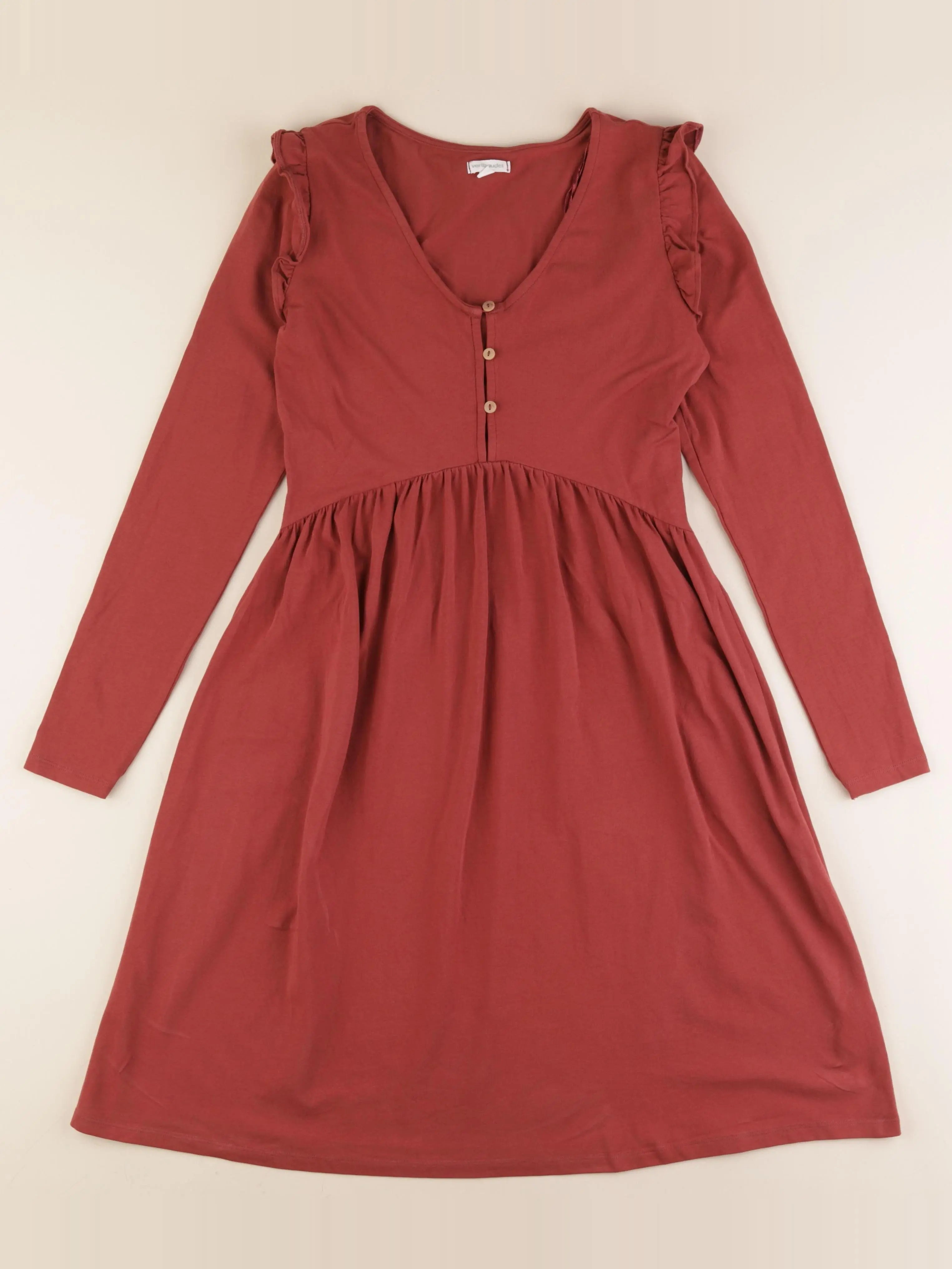 Vertbaudet - robe grossesse marron - 34 à 36