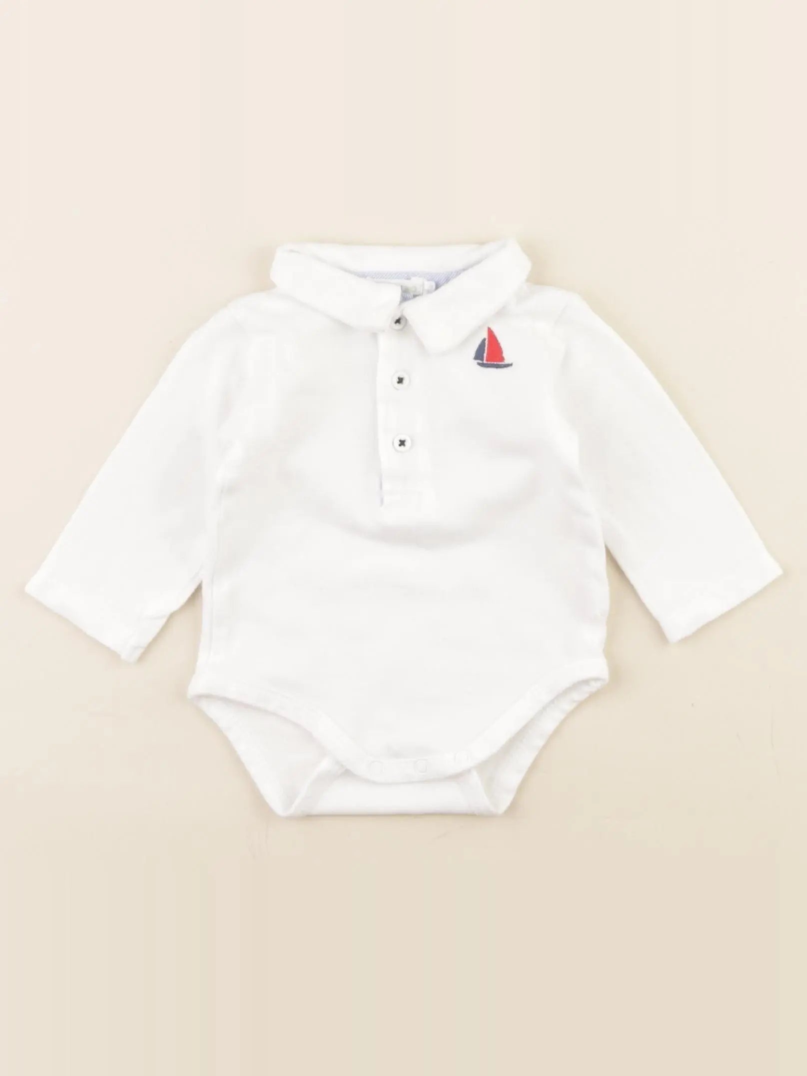 Boutchou - body à col blanc - 1 mois