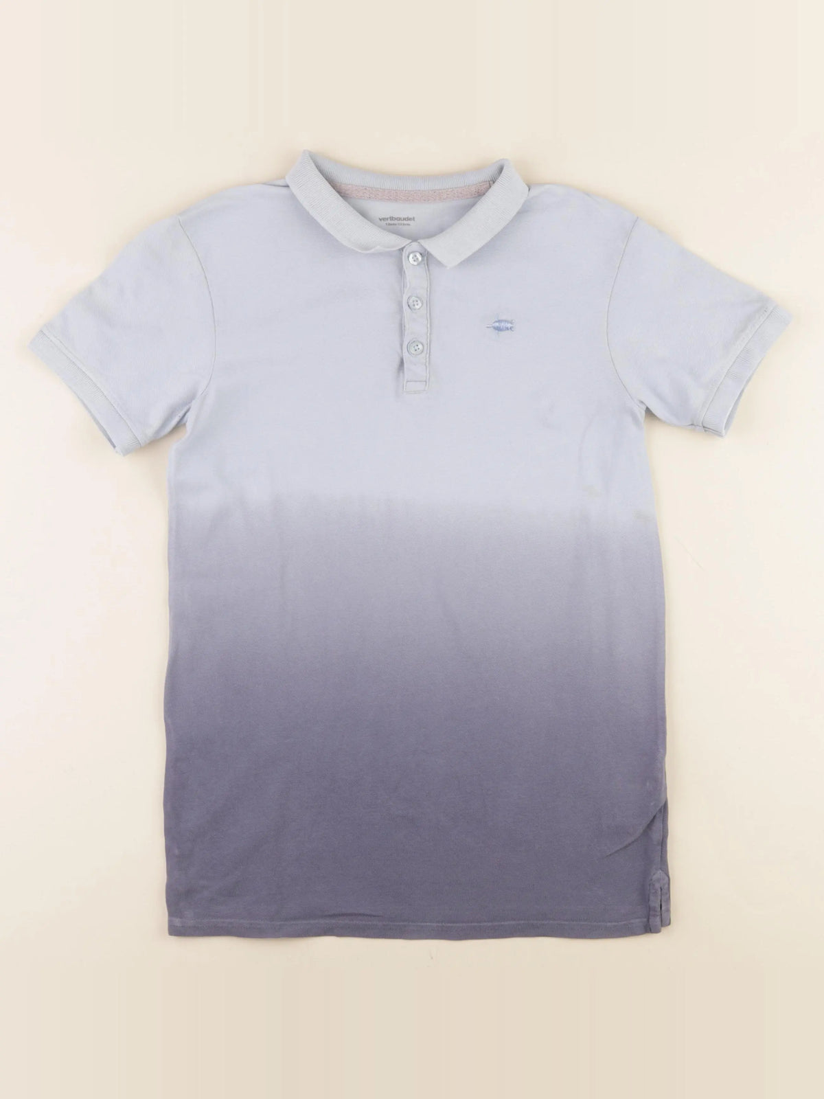 Vertbaudet - polo bleu - 12 ans