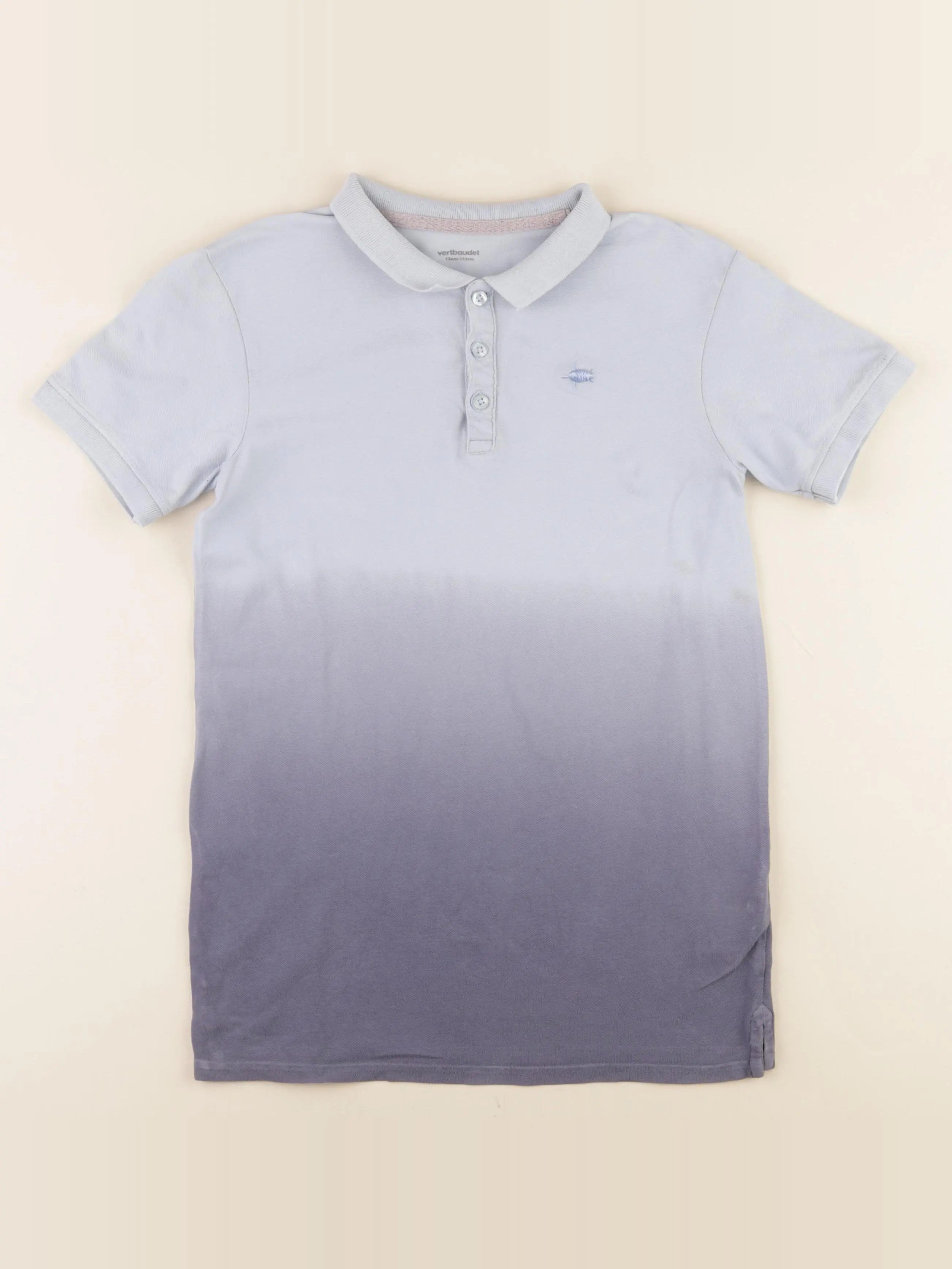 Vertbaudet - polo bleu - 12 ans