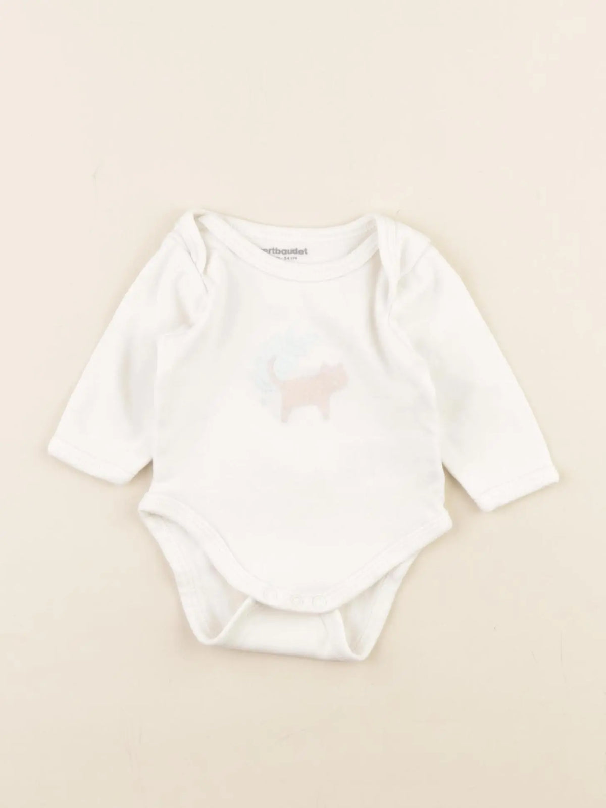 Vertbaudet - body blanc - 1 mois