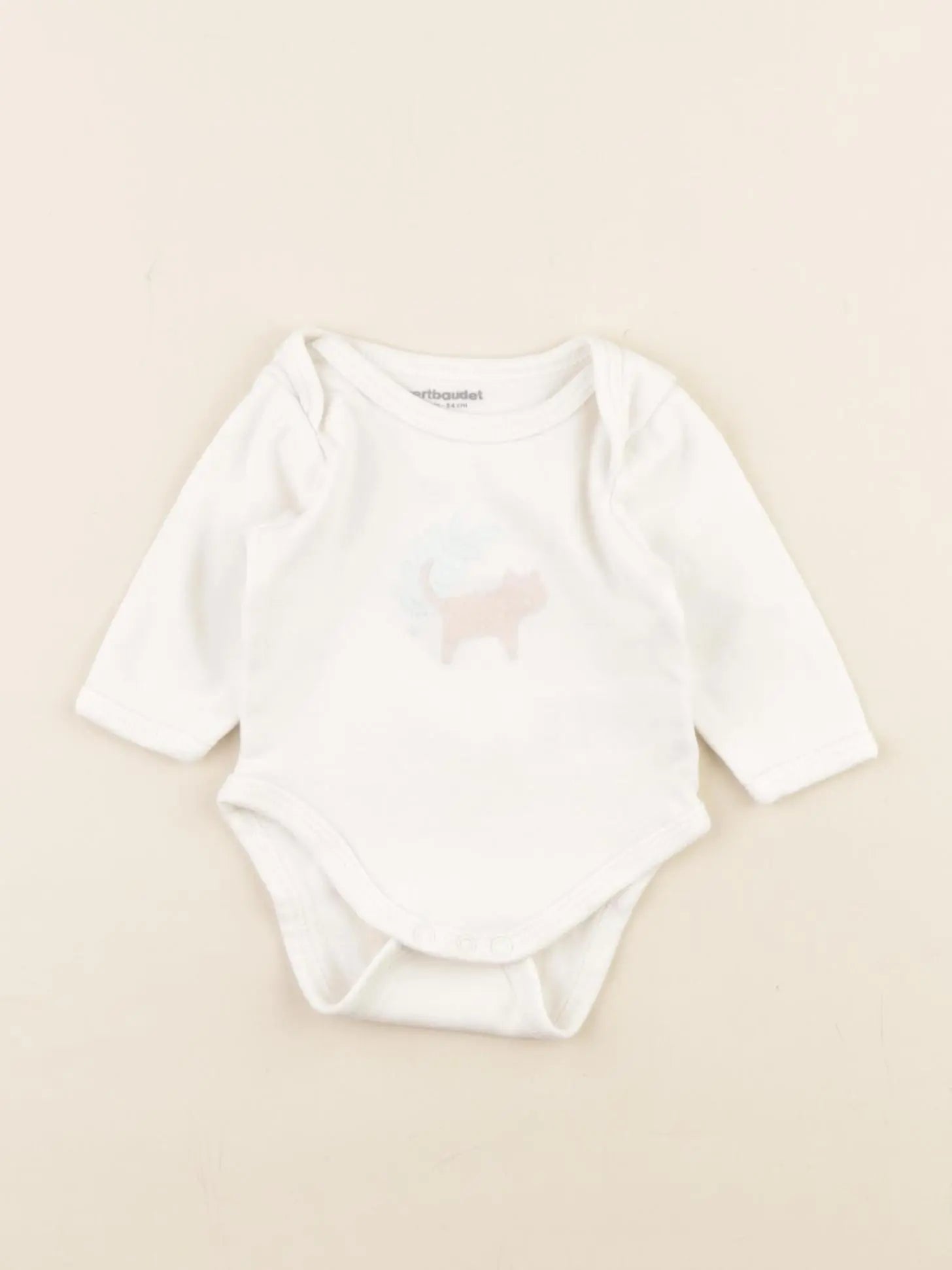 Vertbaudet - body blanc - 1 mois