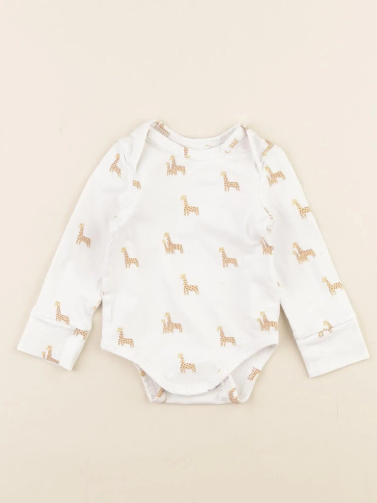 Tape à l'oeil - body blanc - 1 mois