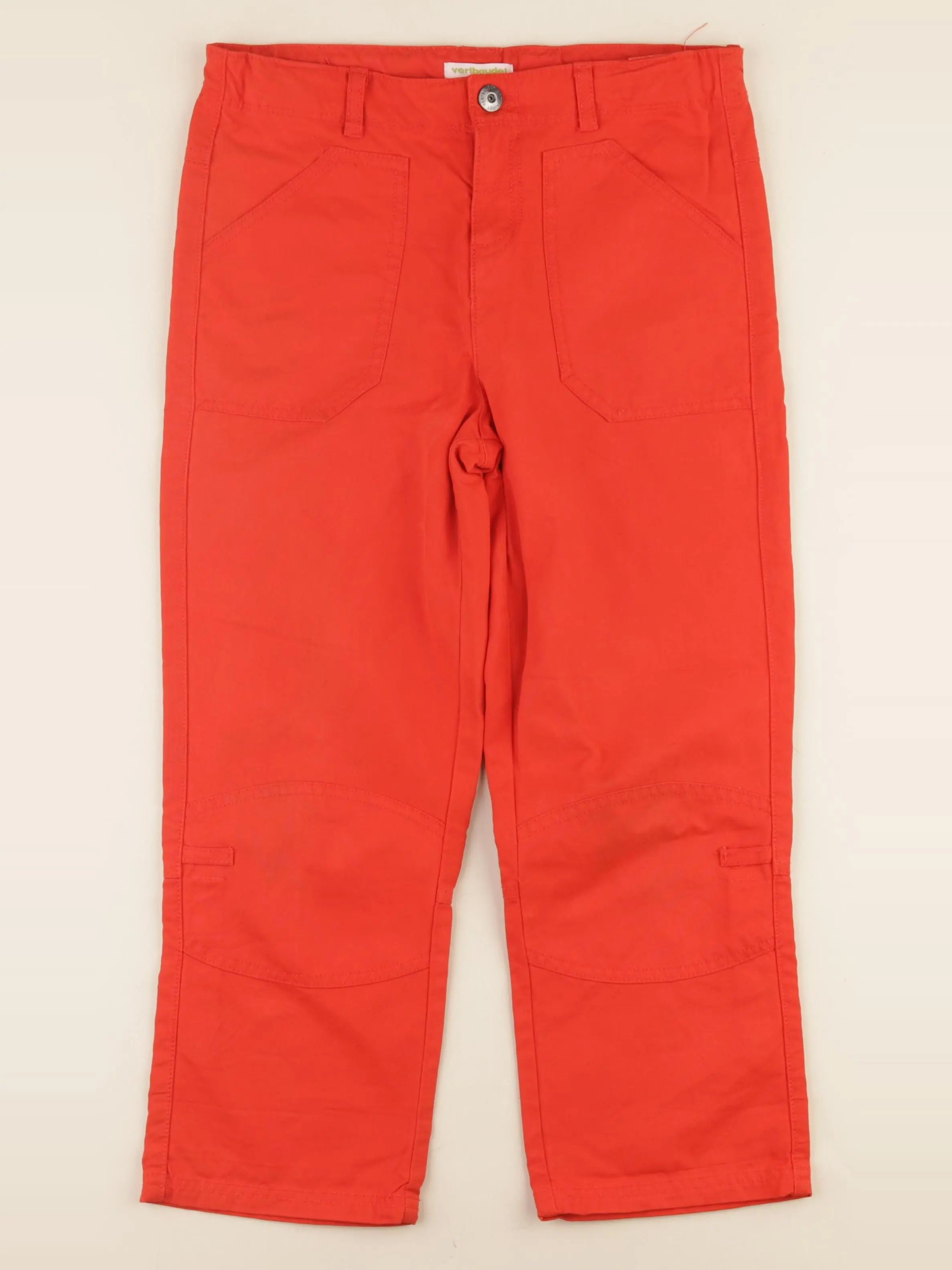 Vertbaudet - pantacourt rouge - 12 ans