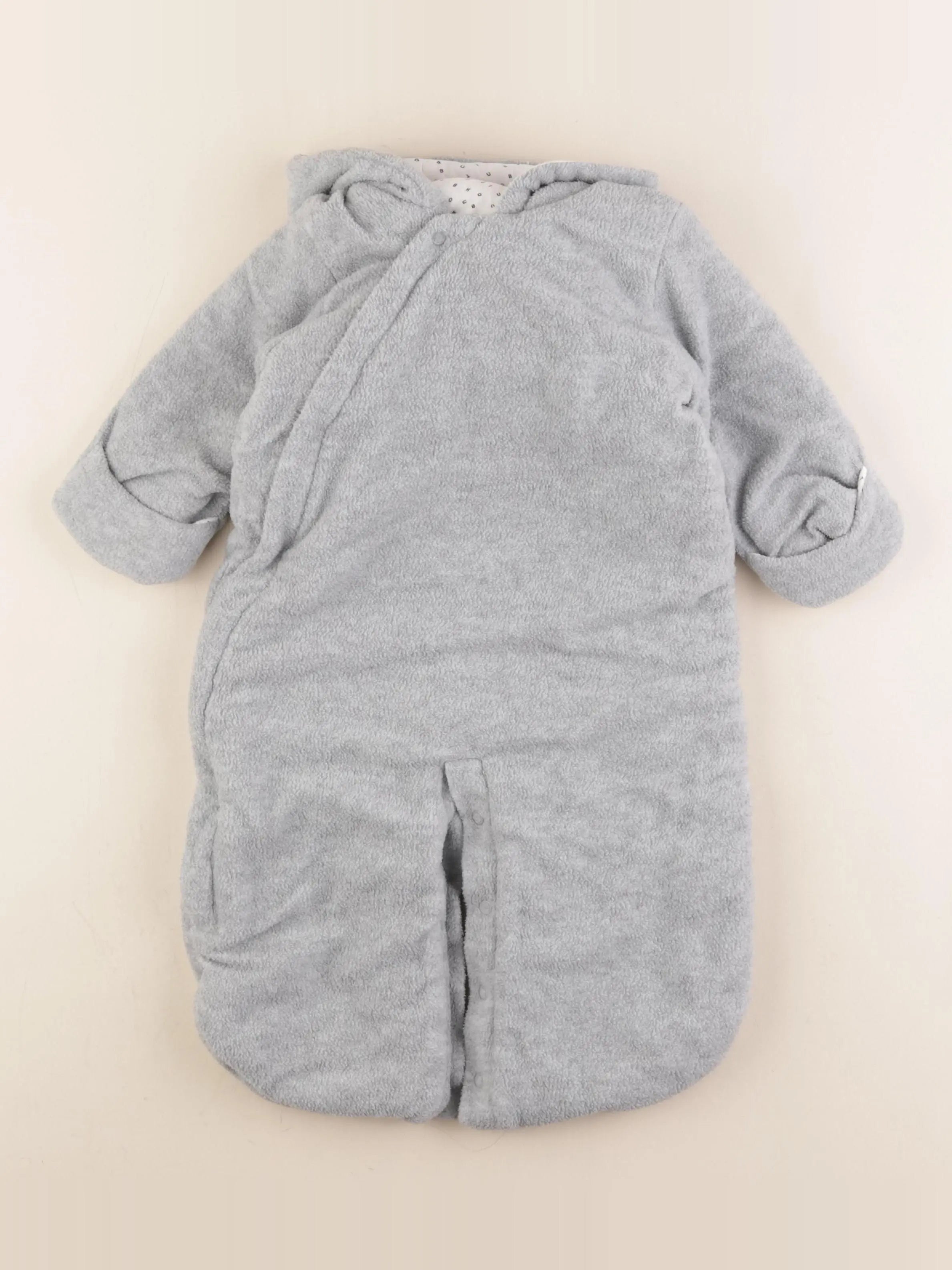 Boutchou - combi-pilote gris - 3/6 mois